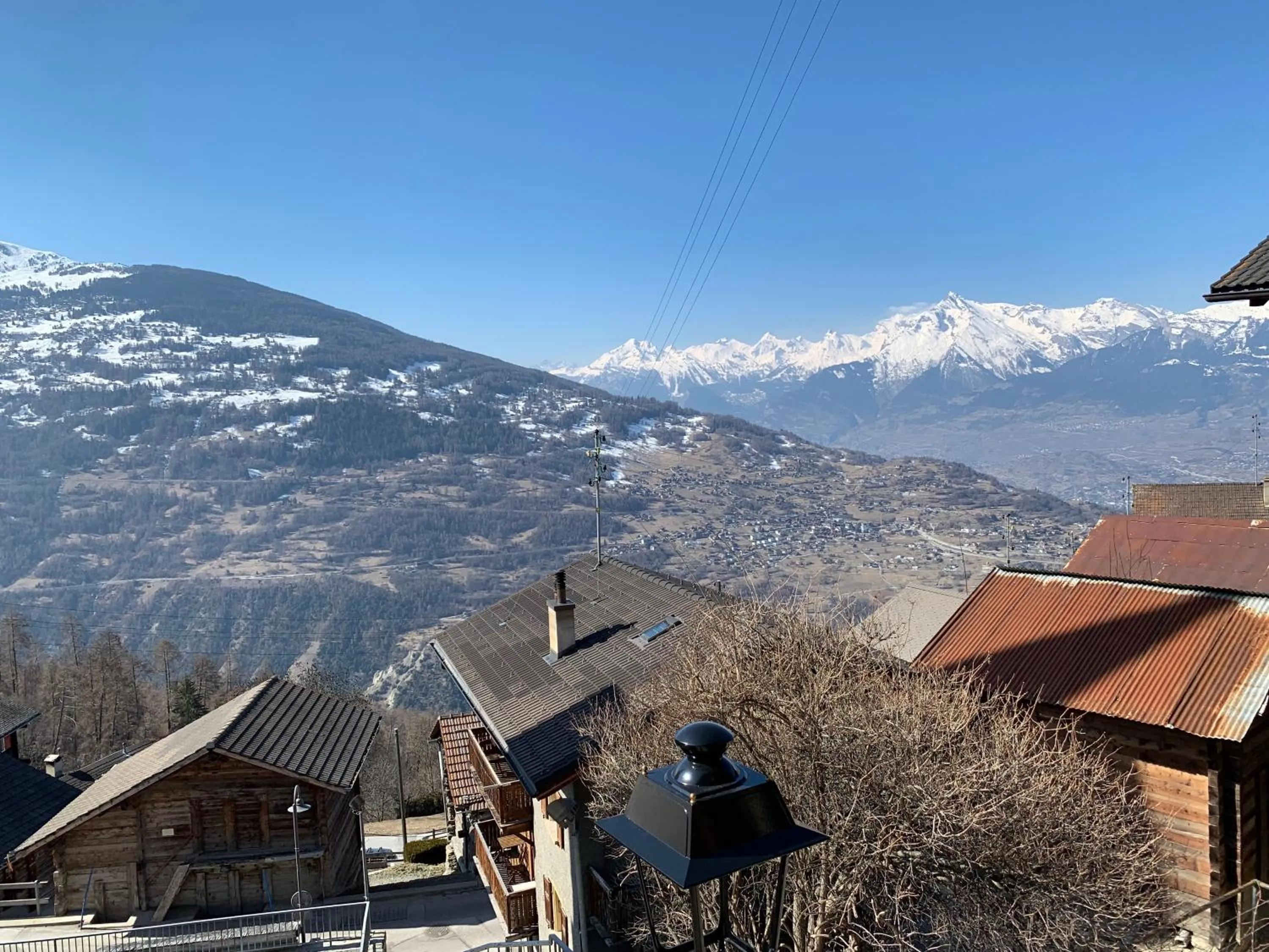 Communal lounge/ TV room in La Cure de Vernamiège