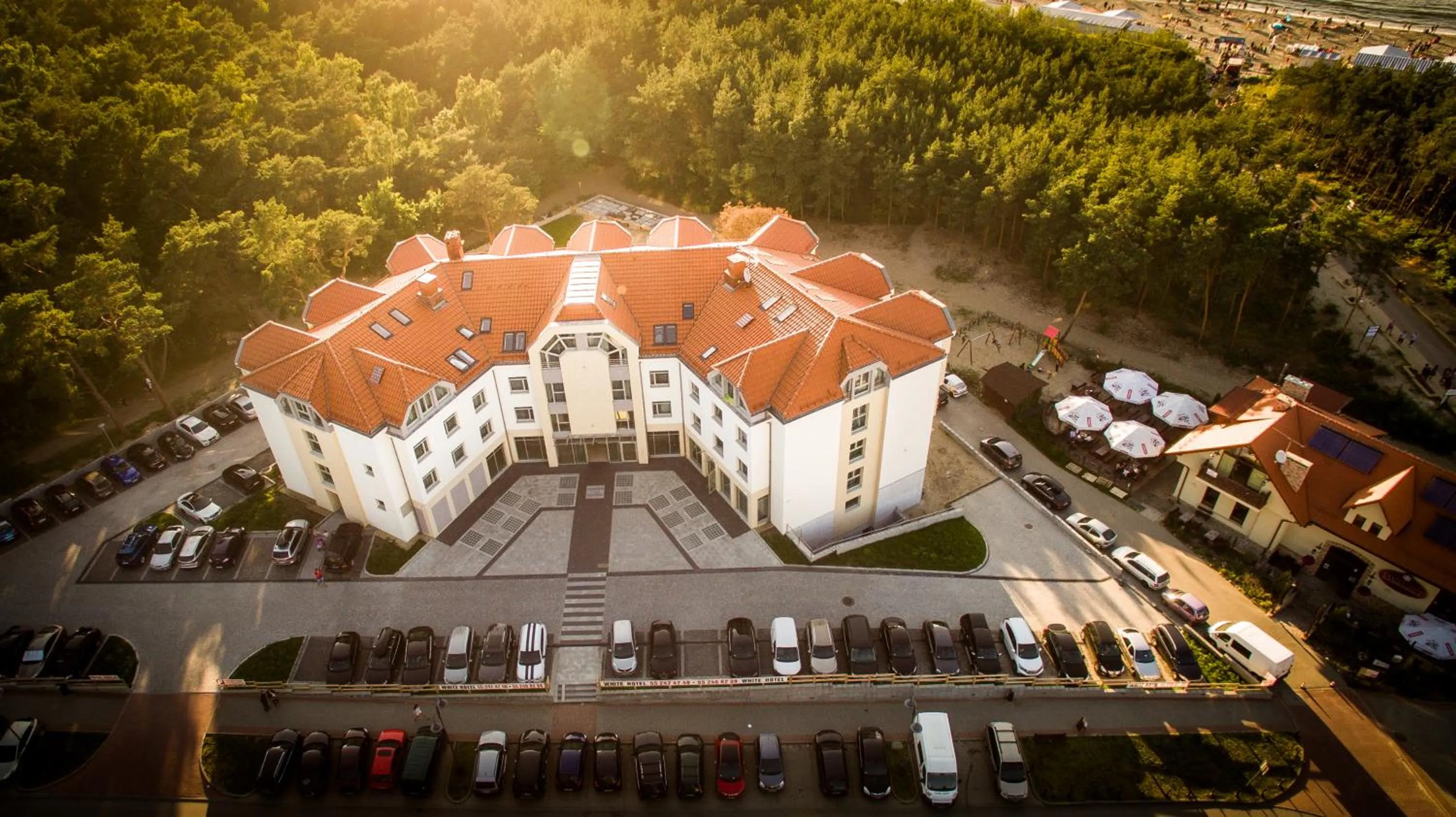 Bird's eye view in Hotel White