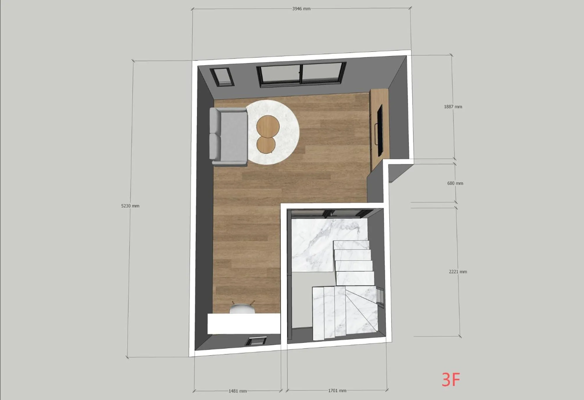 Floor plan in Mi-Villa AZABU丨Tokyo Tower View
