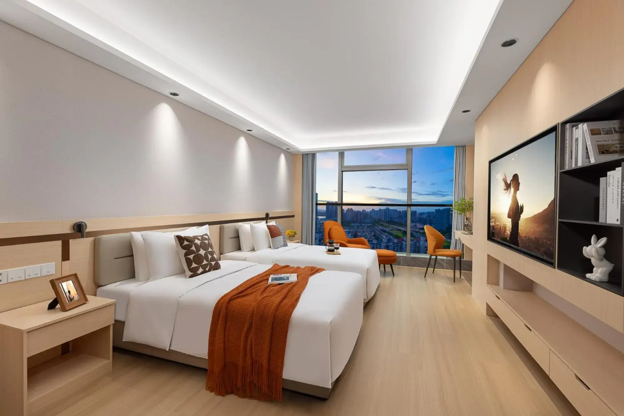 Superior Twin Room in Citadines Gongbei Zhuhai Superior Twin Room in Citadines Gongbei Zhuhai