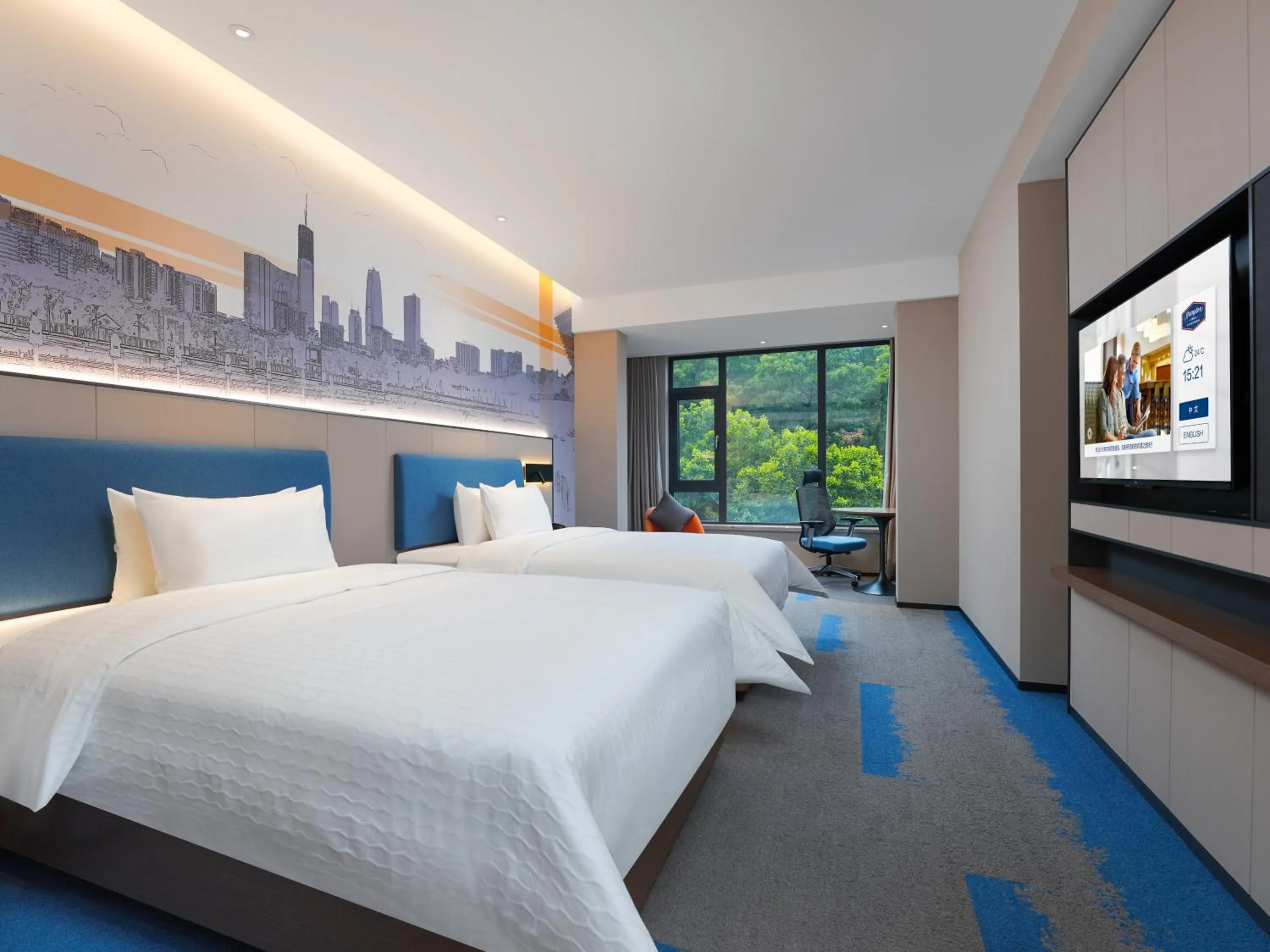 Photo of the whole room, Bed in Hampton by Hilton Dongguan Fenggang
