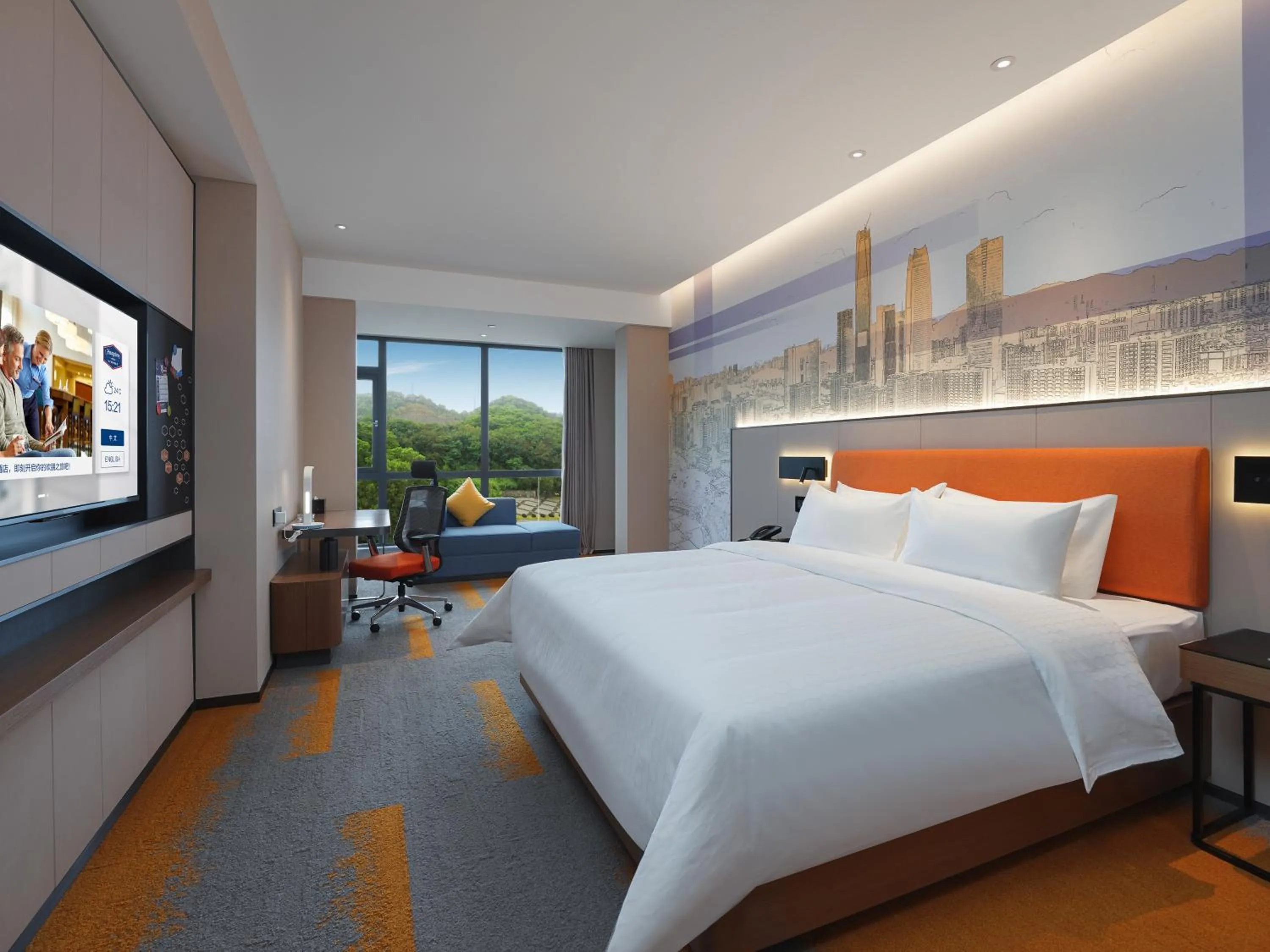 Photo of the whole room, Bed in Hampton by Hilton Dongguan Fenggang