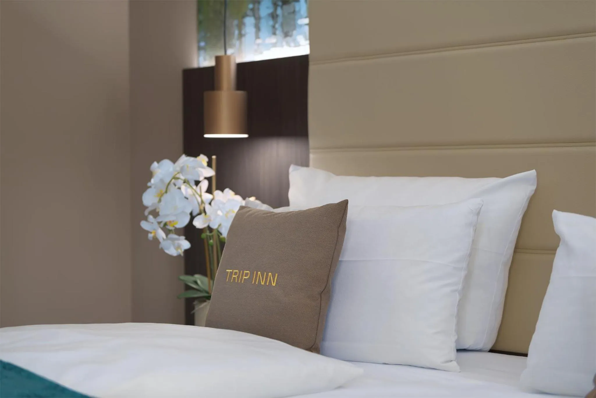 Bed in Trip Inn Hotel Frankfurt-Offenbach