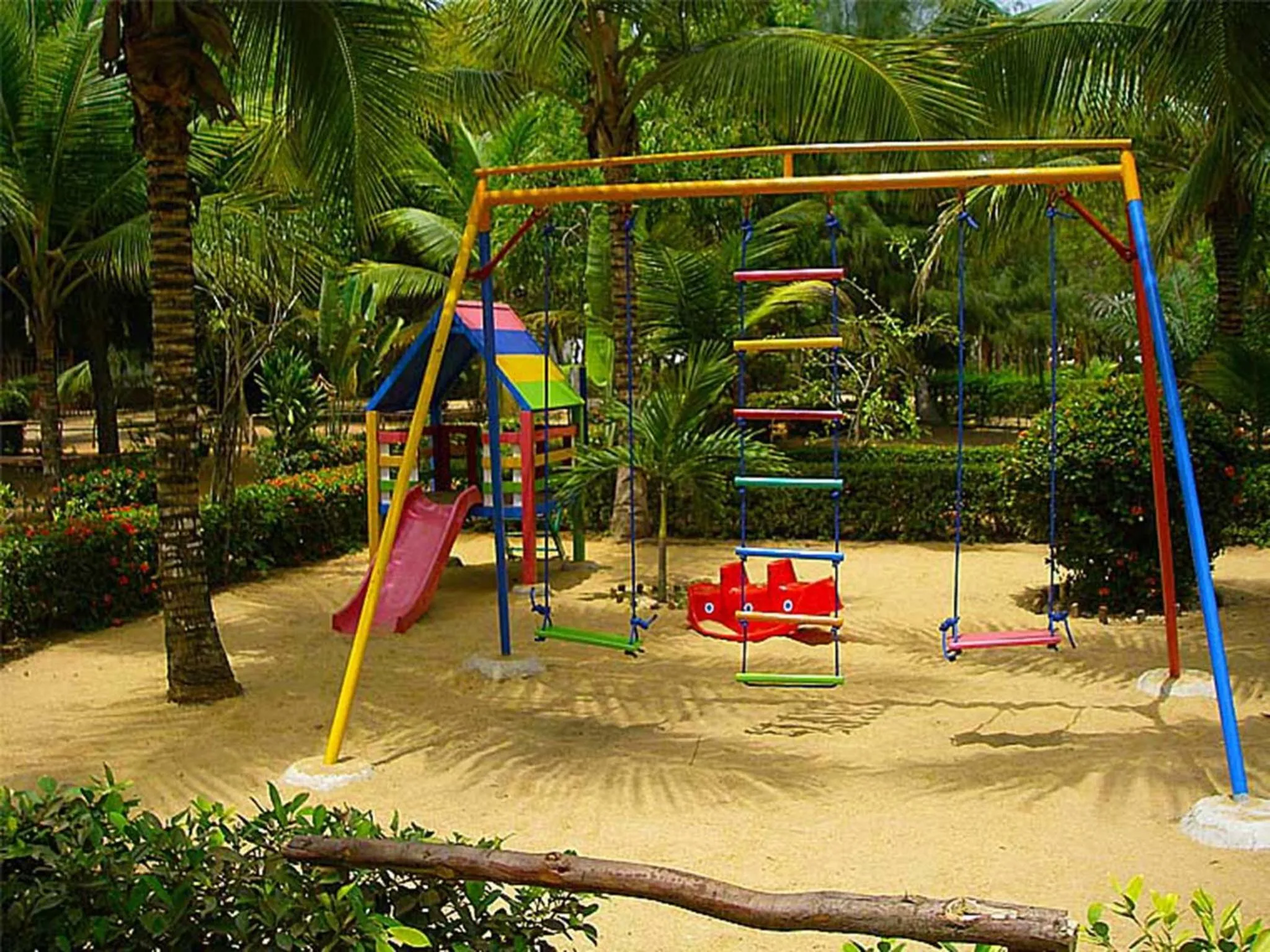 Patio in Hotel Village Vacances Awale Plage