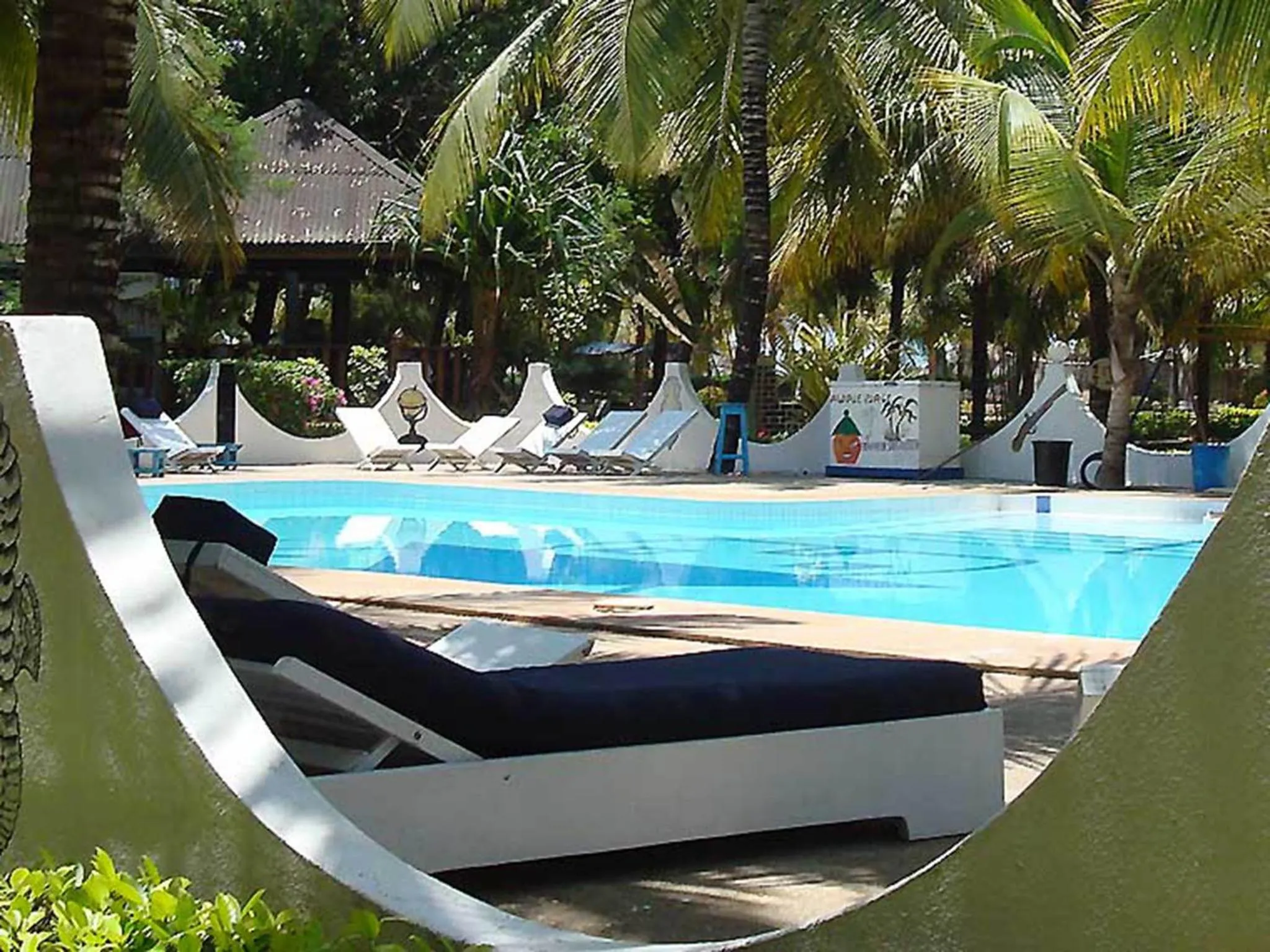 Patio in Hotel Village Vacances Awale Plage
