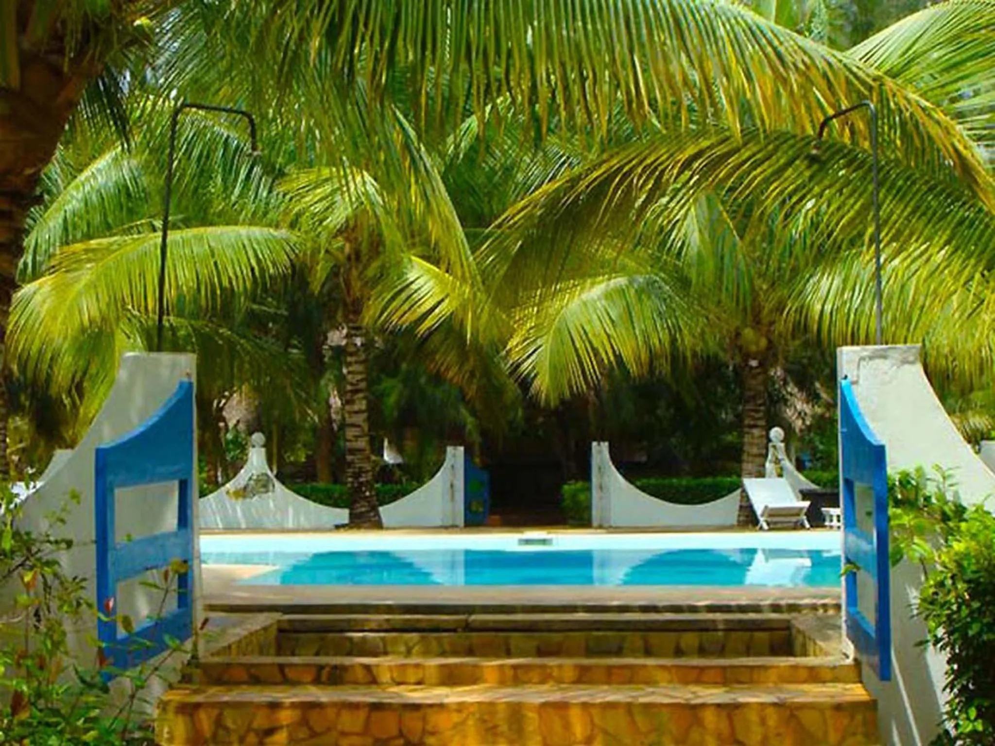 Patio in Hotel Village Vacances Awale Plage