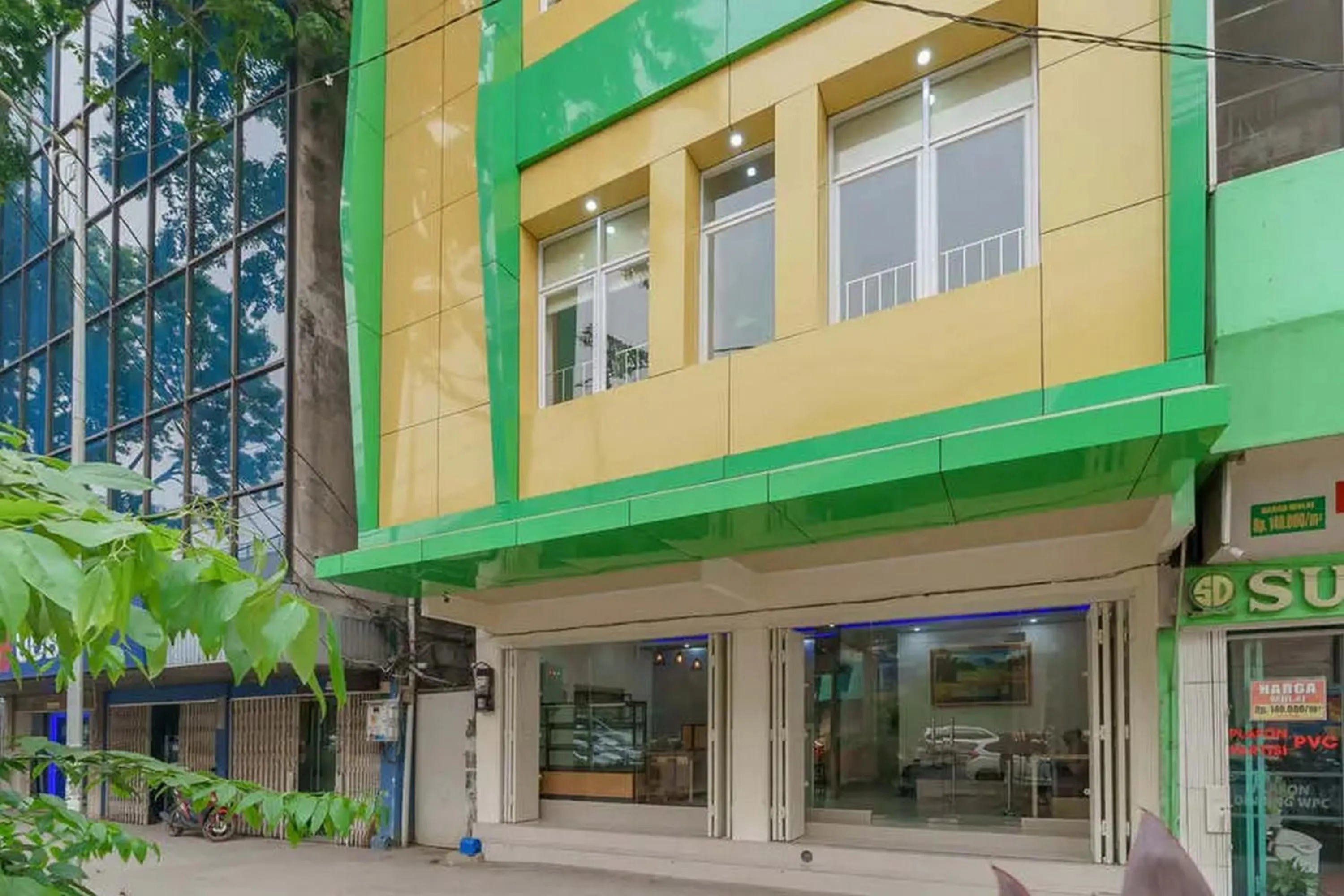 Facade/entrance in RedDoorz Plus near RS RK Charitas 2 Palembang