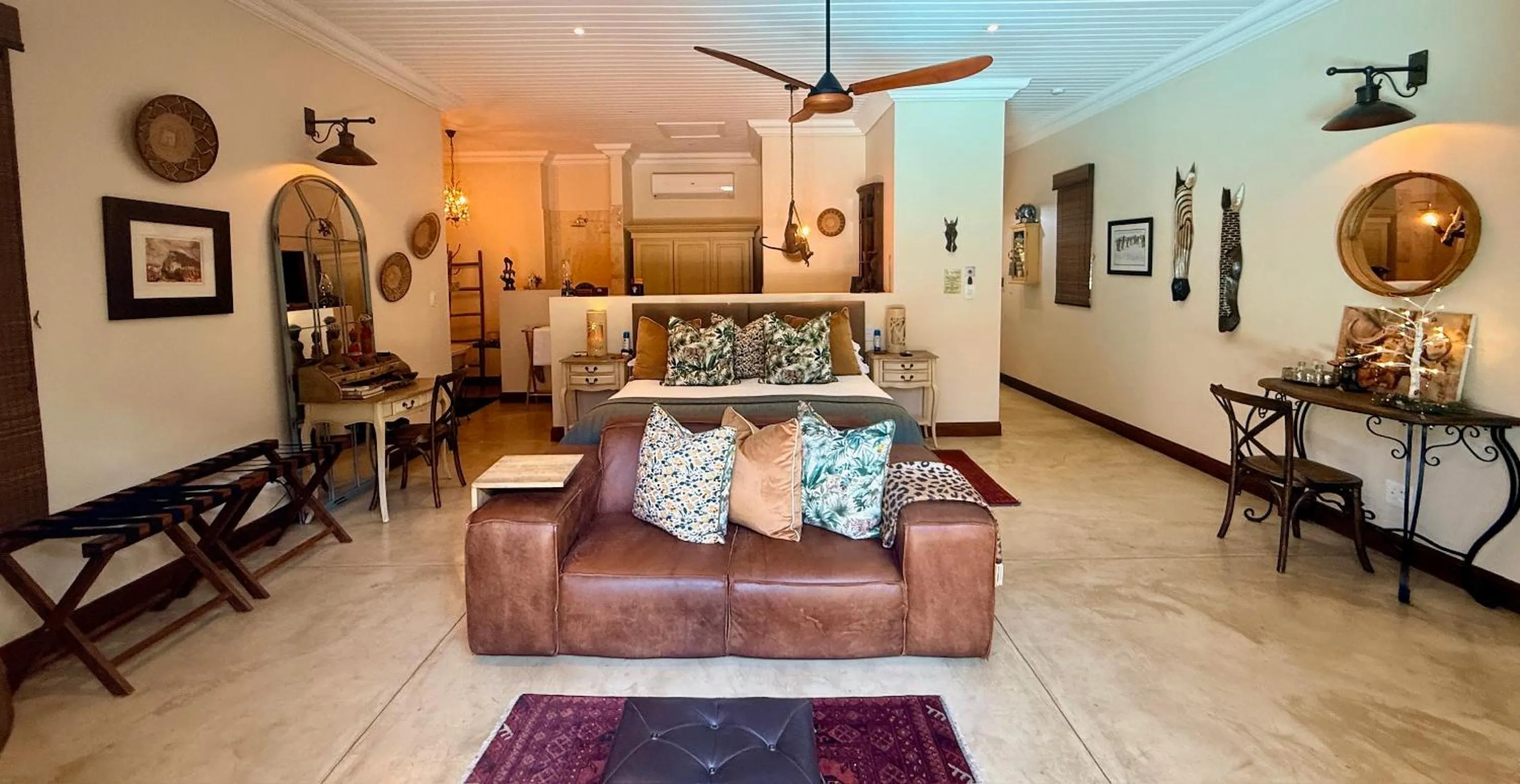 Seating area in Kambaku River Lodge