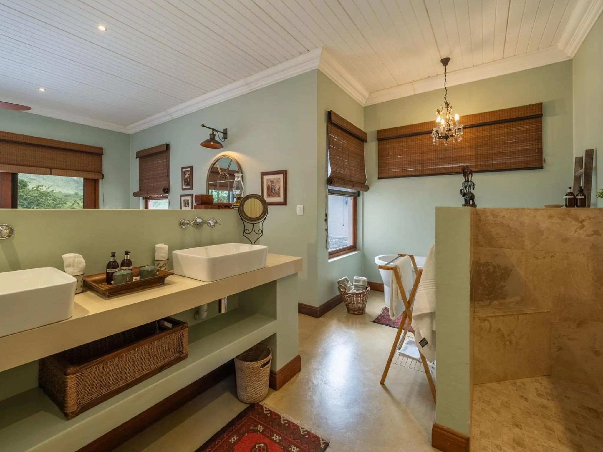Bathroom in Kambaku River Lodge