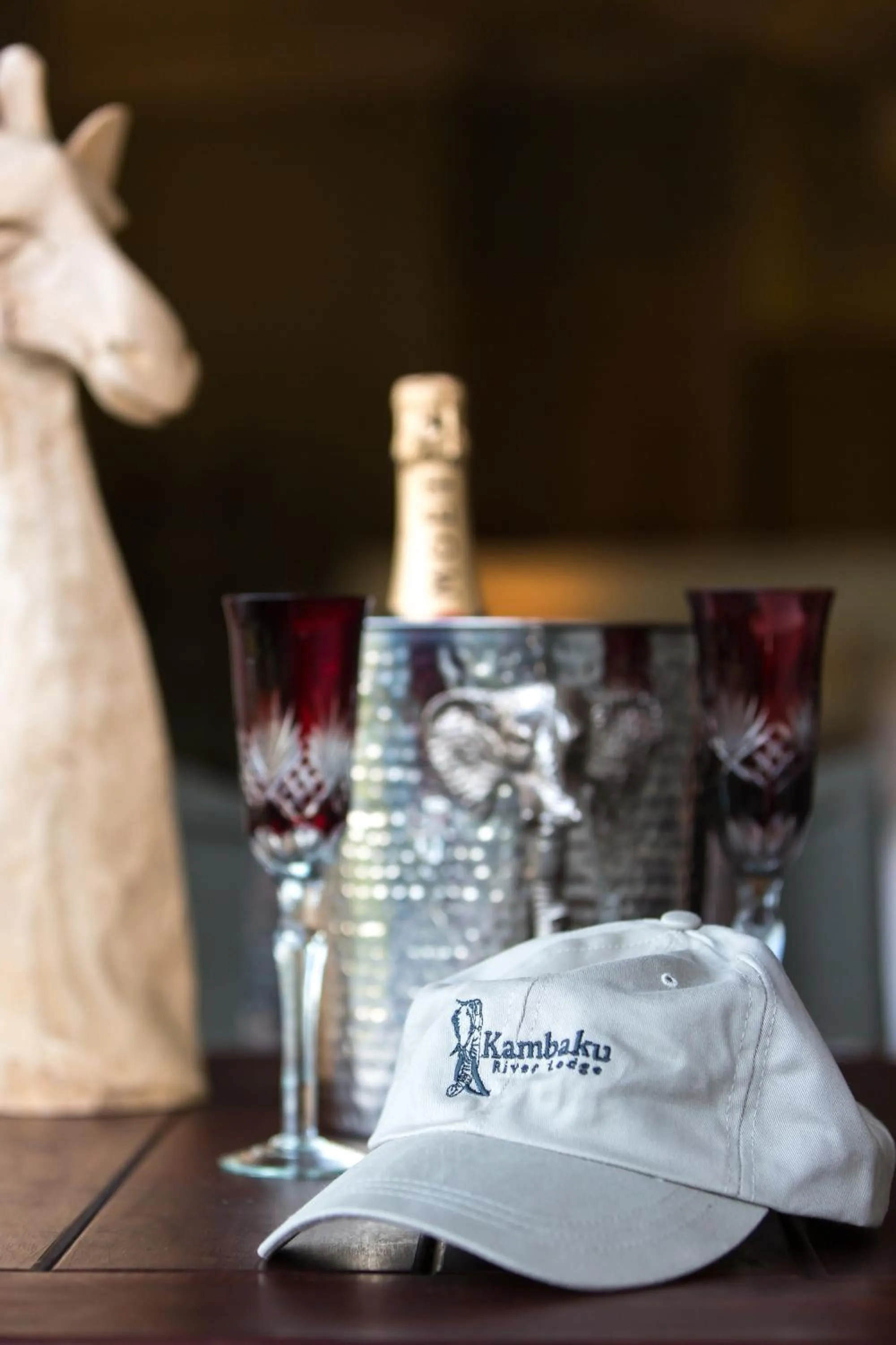 Drinks in Kambaku River Lodge