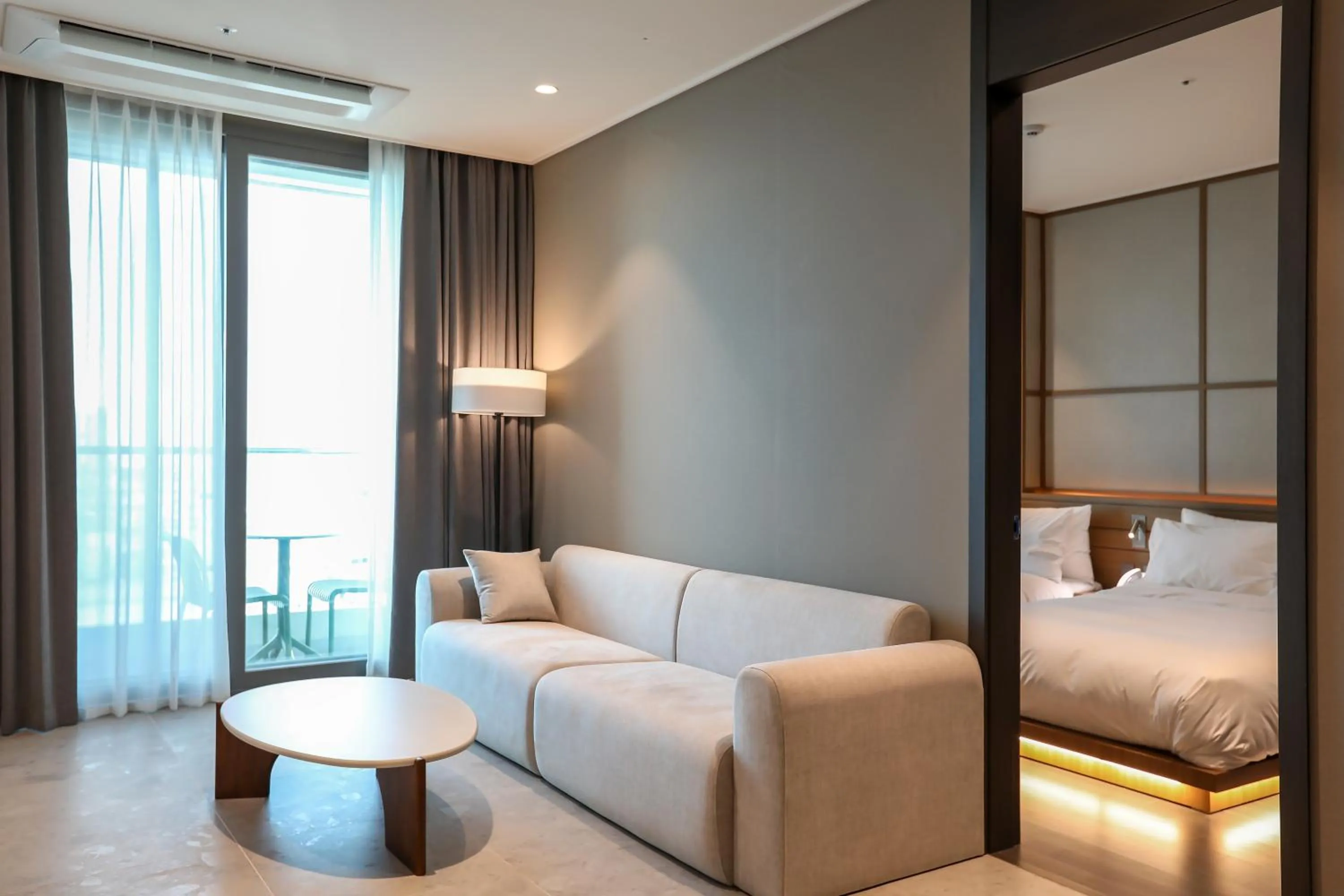 Bed in Hotelaround Sokcho