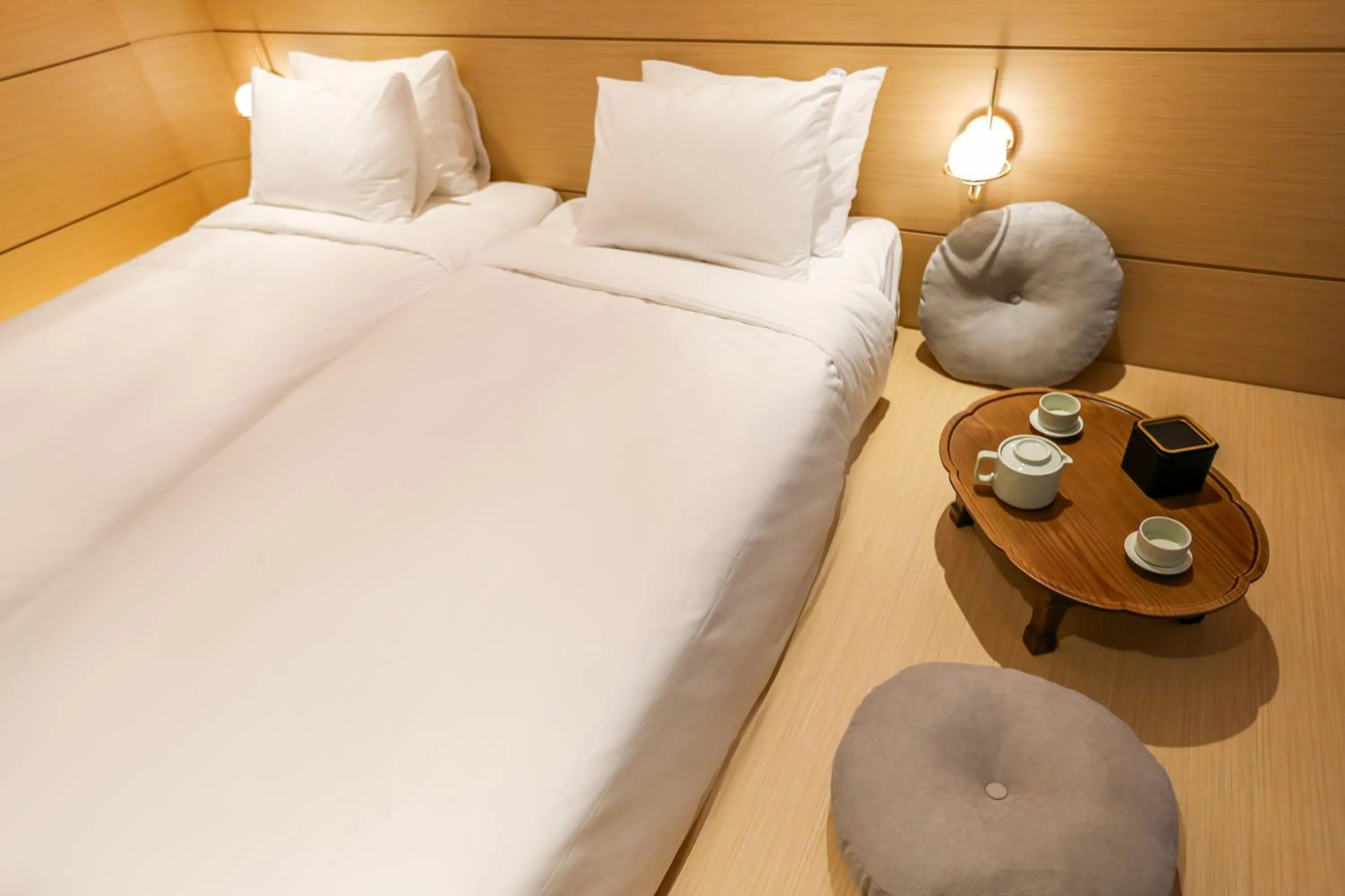 Bed in Hotelaround Sokcho