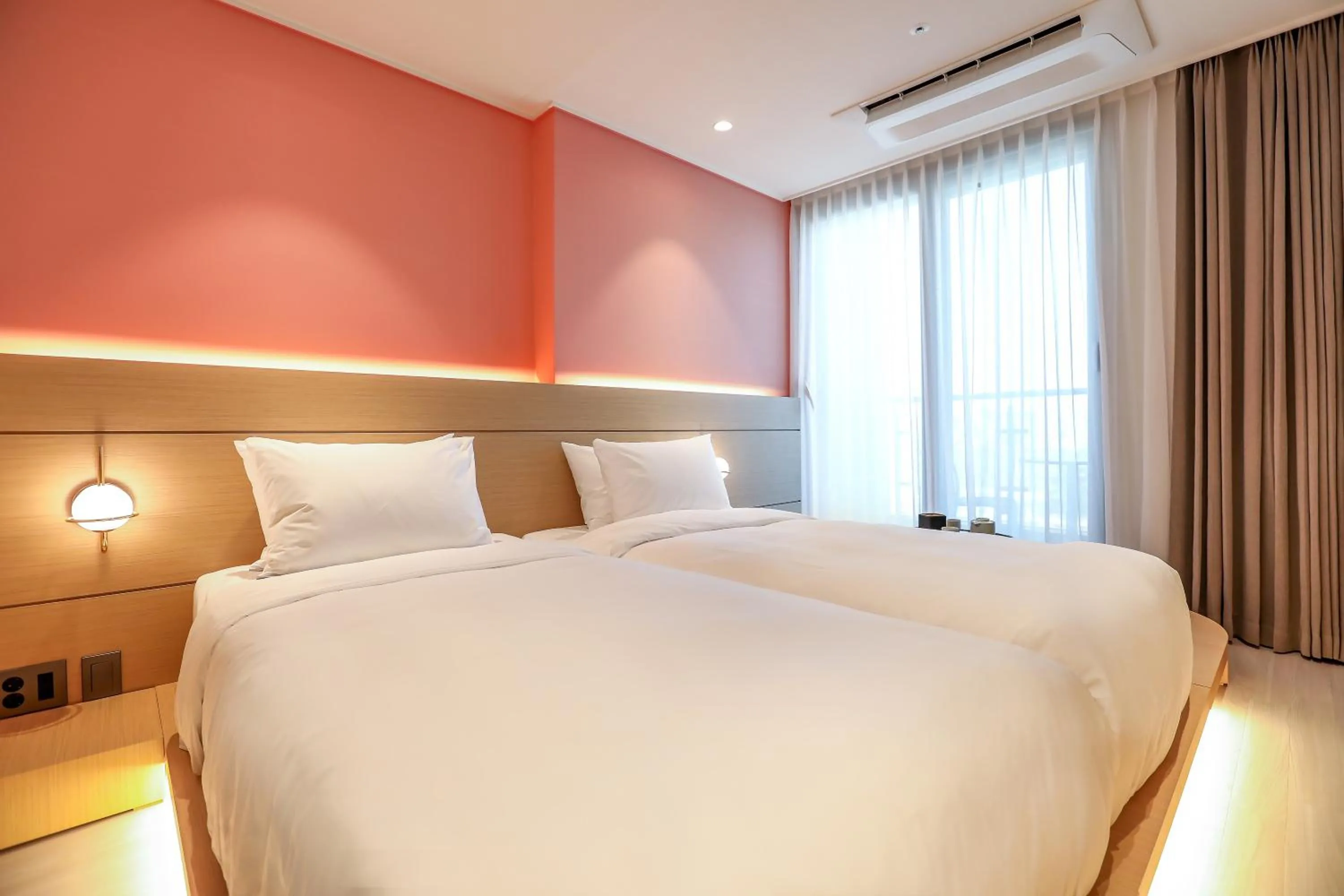 Bed in Hotelaround Sokcho