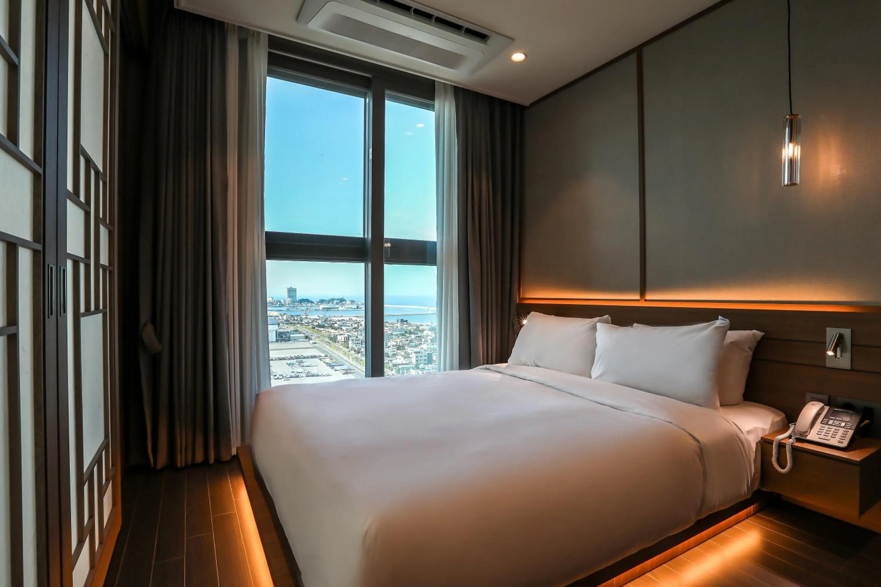 Bed in Hotelaround Sokcho