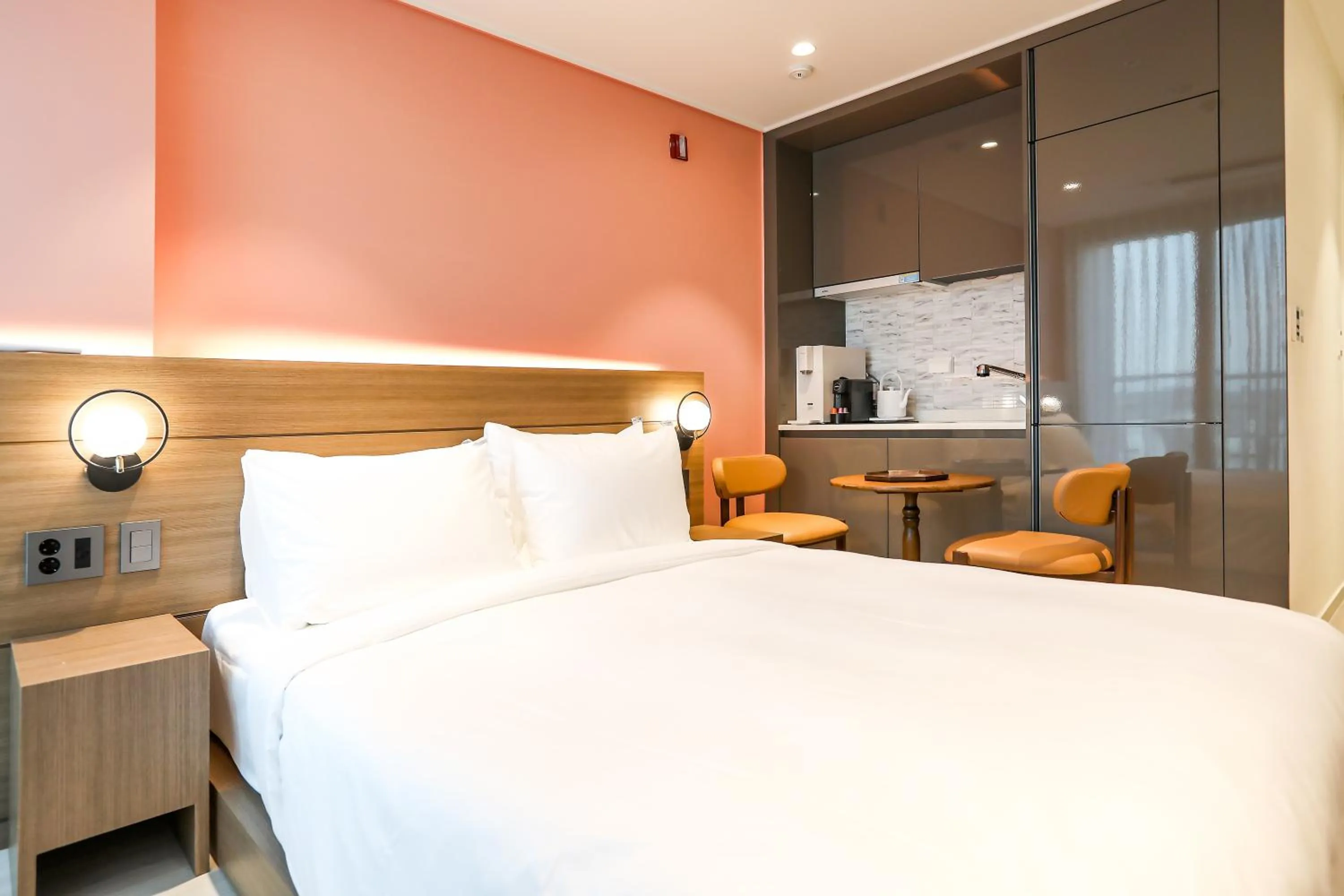 Bed in Hotelaround Sokcho