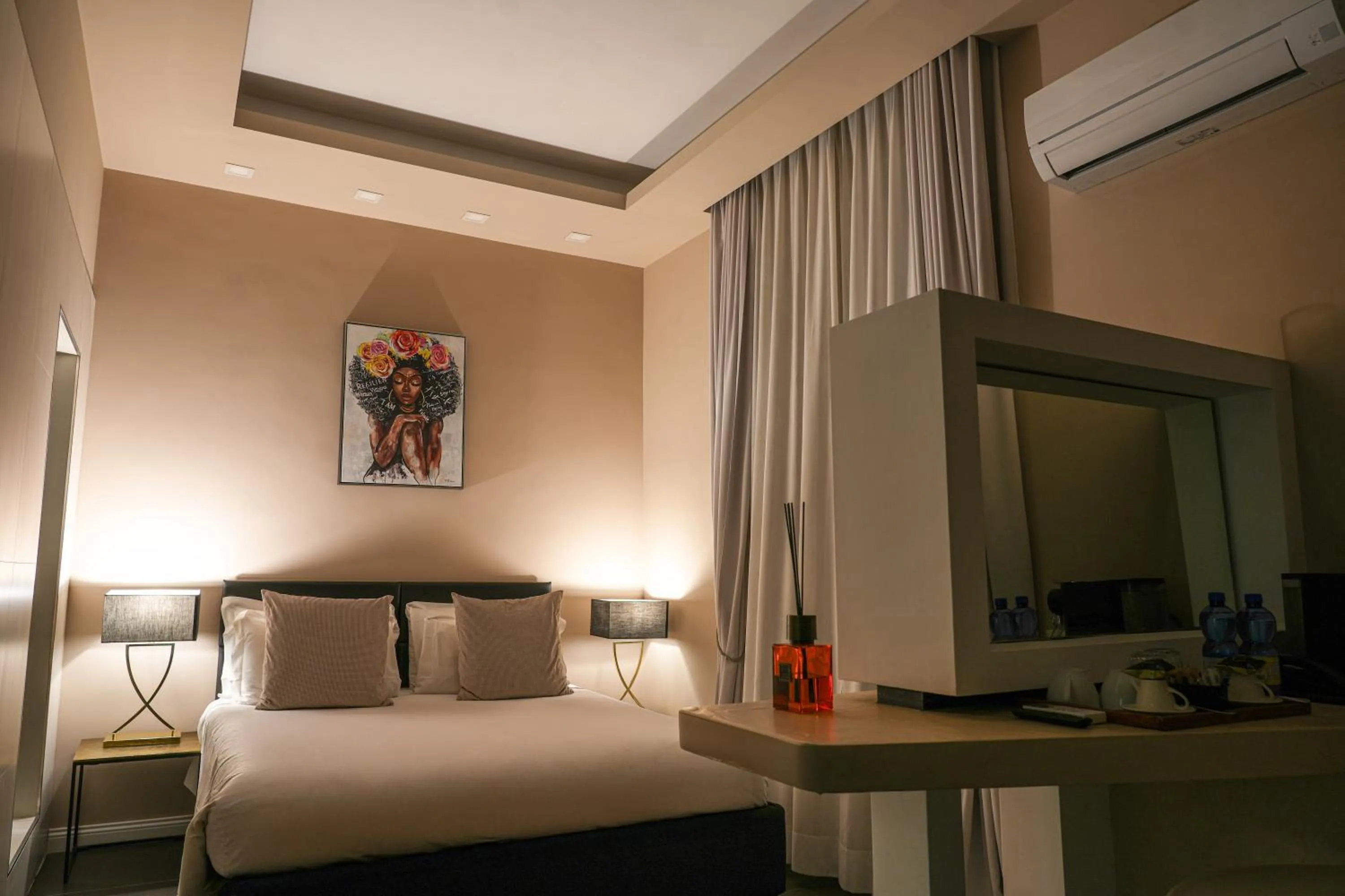 View (from property/room), Bed in Corso Boutique Luxury Rooms