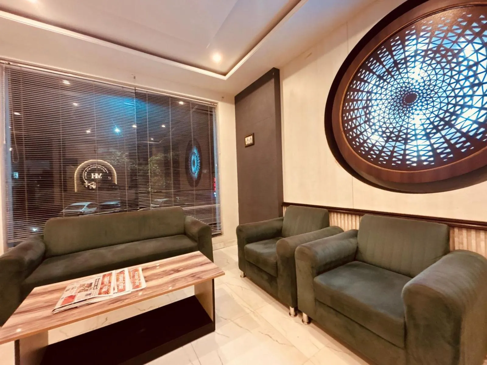 Seating area in Majestic Heights Hotel