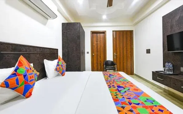 Bed in Hotel GreySky Residency