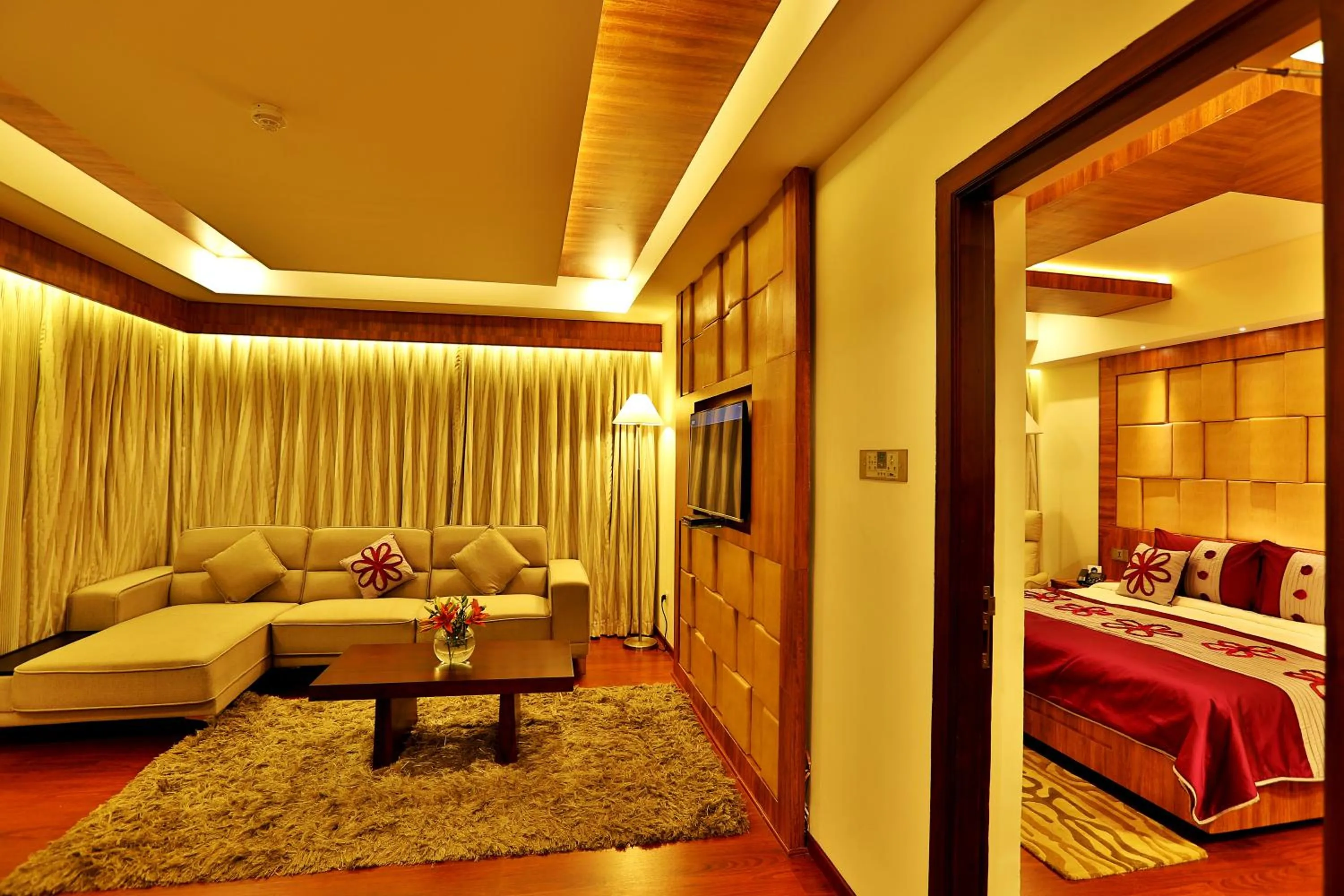 Living room, Bed in Olive Downtown