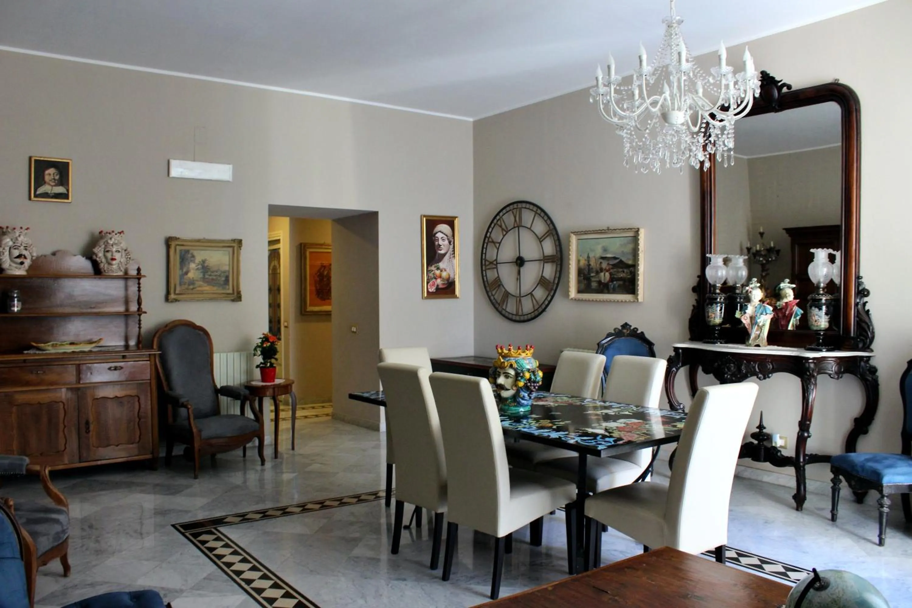 Lobby or reception in Barocco B&B