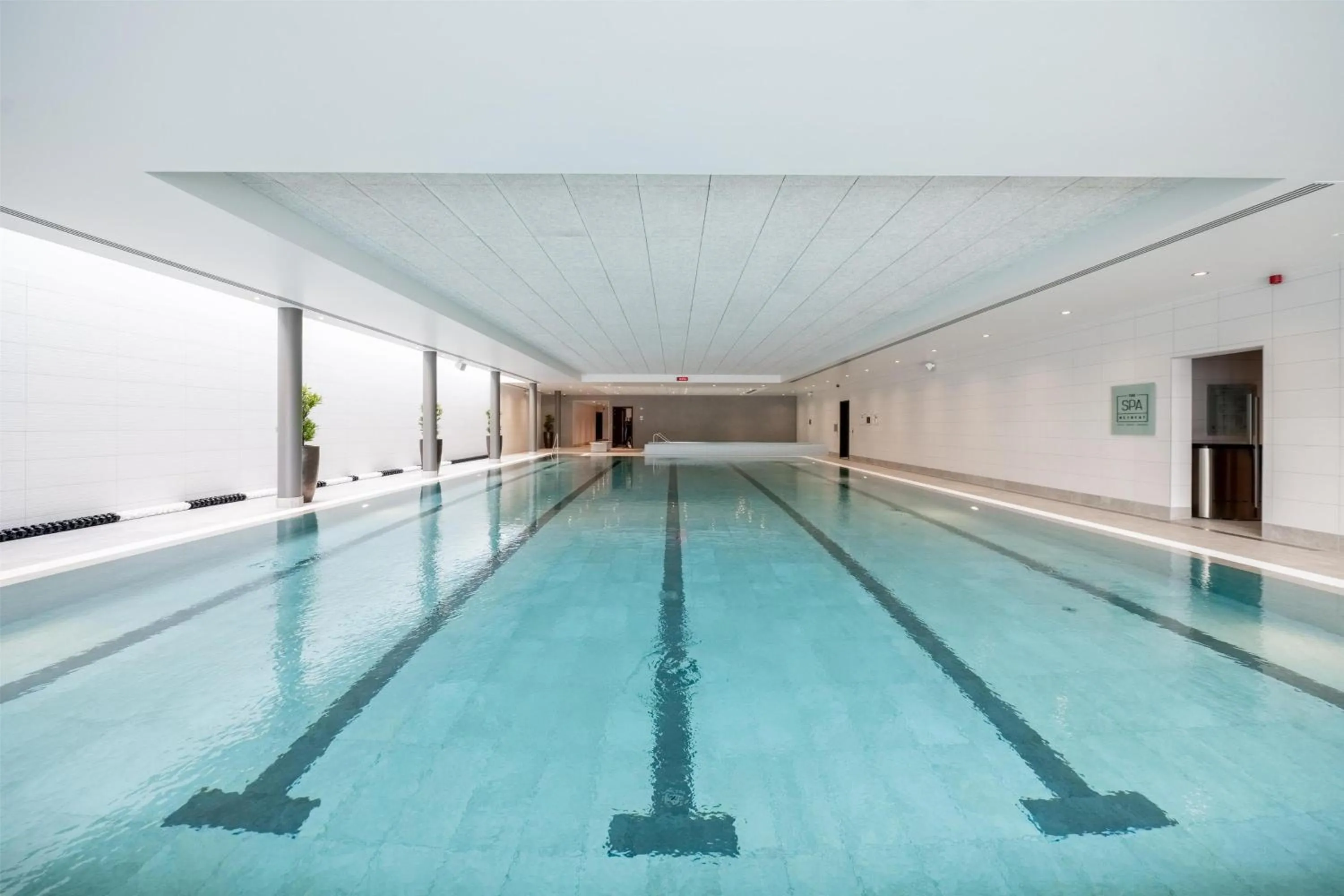 Pool view in Radisson Collection The National Hotel, Brussels