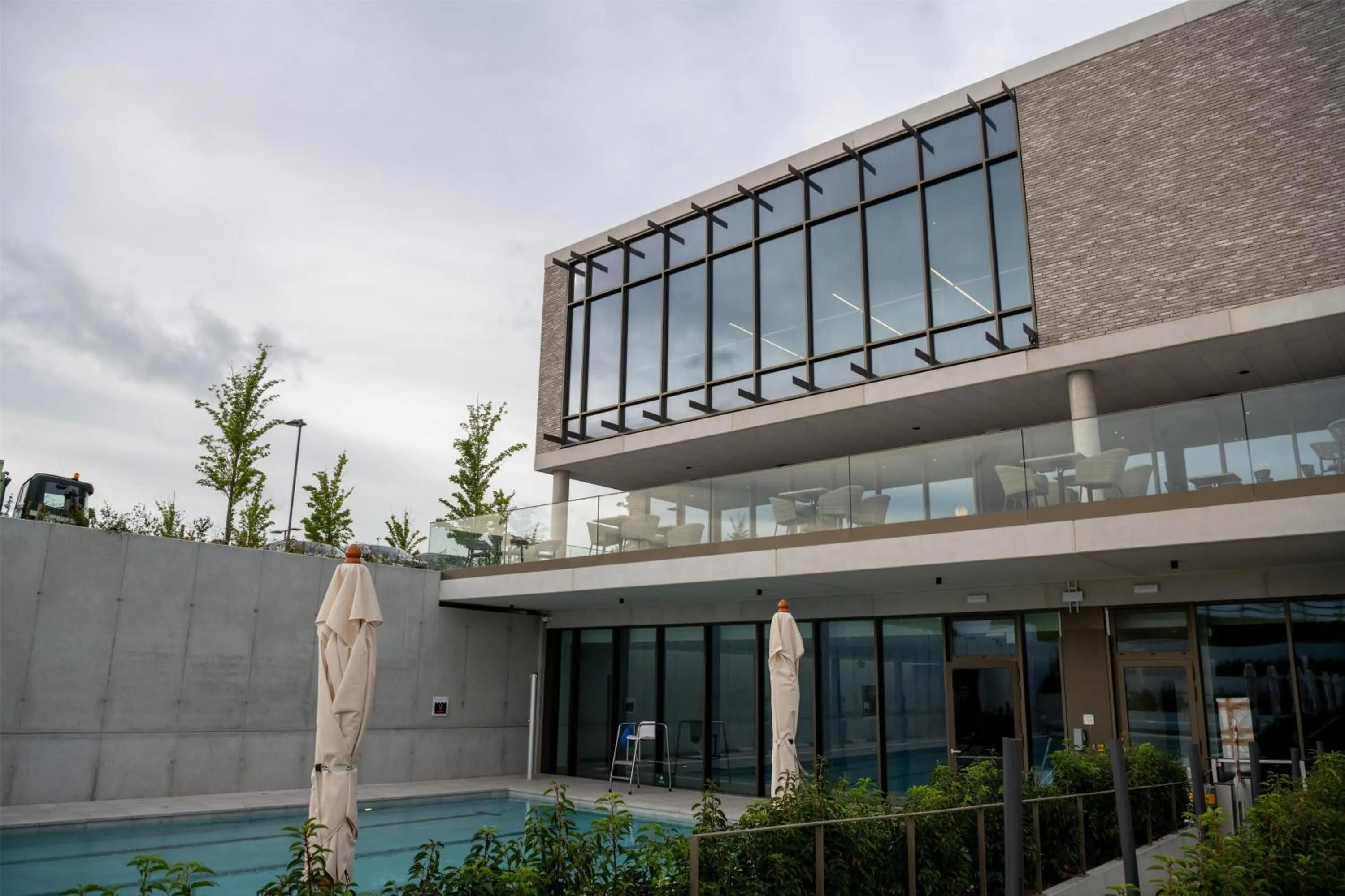 Pool view in Radisson Collection The National Hotel, Brussels