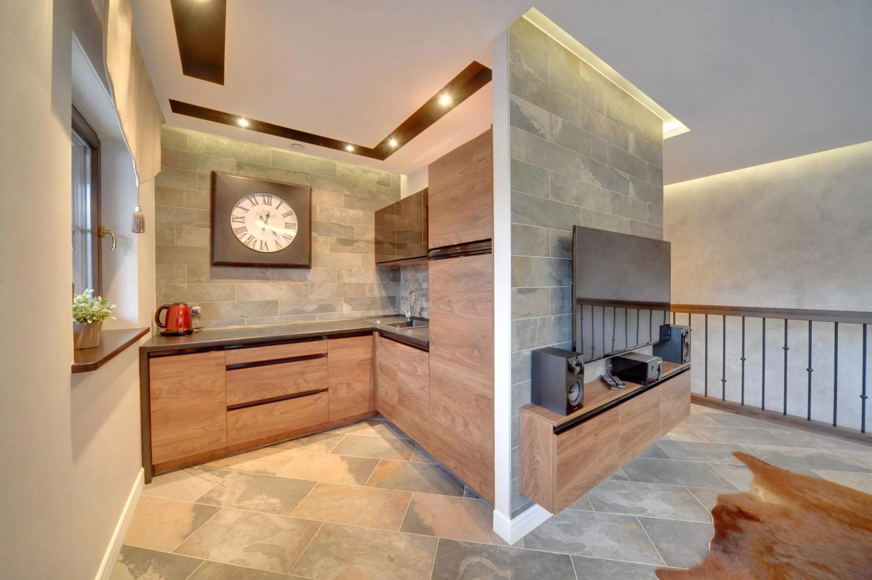 Kitchen or kitchenette in Norweska Dolina Family&Pet-friendly Resort