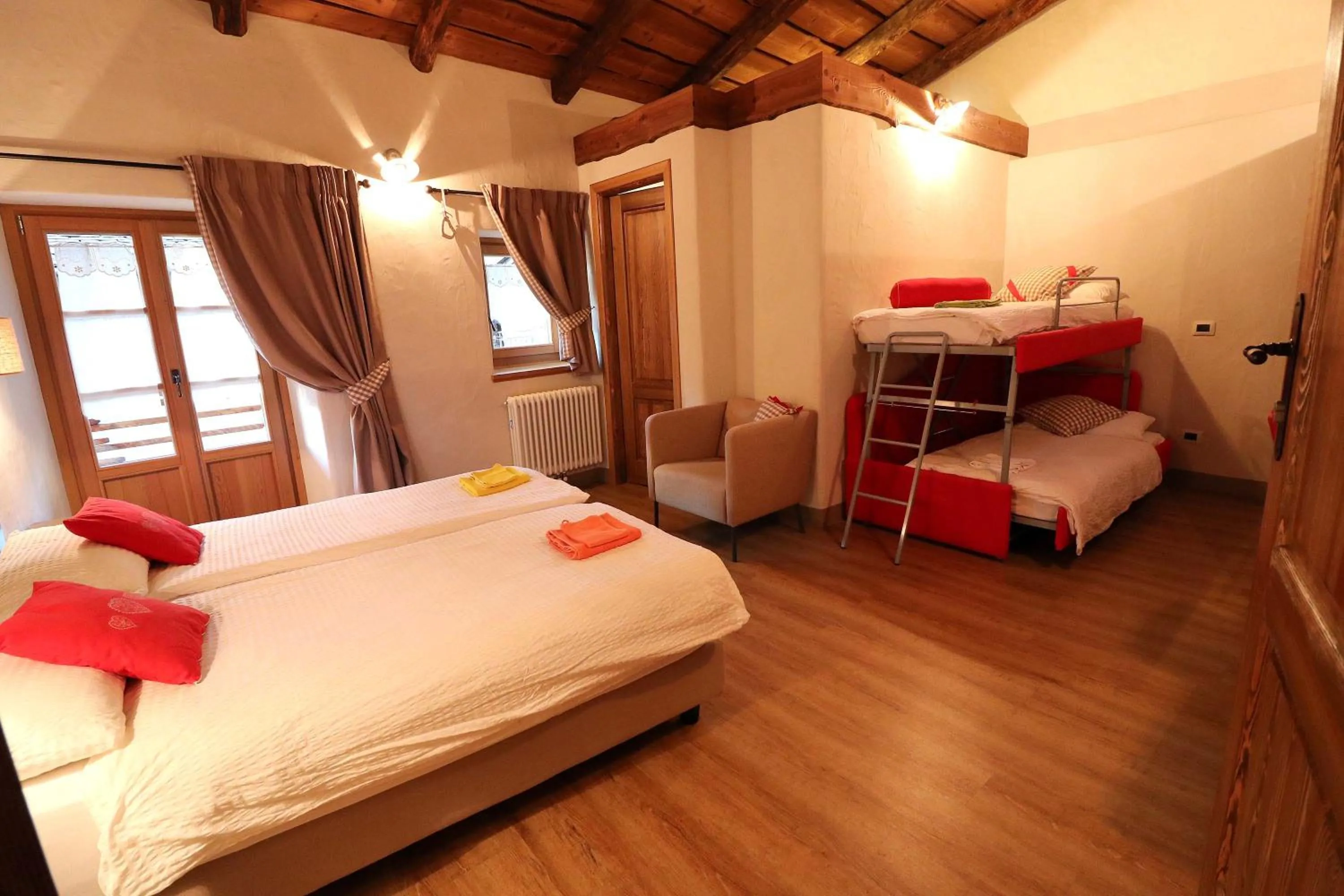 Bed in Ostello del Castello Tirano