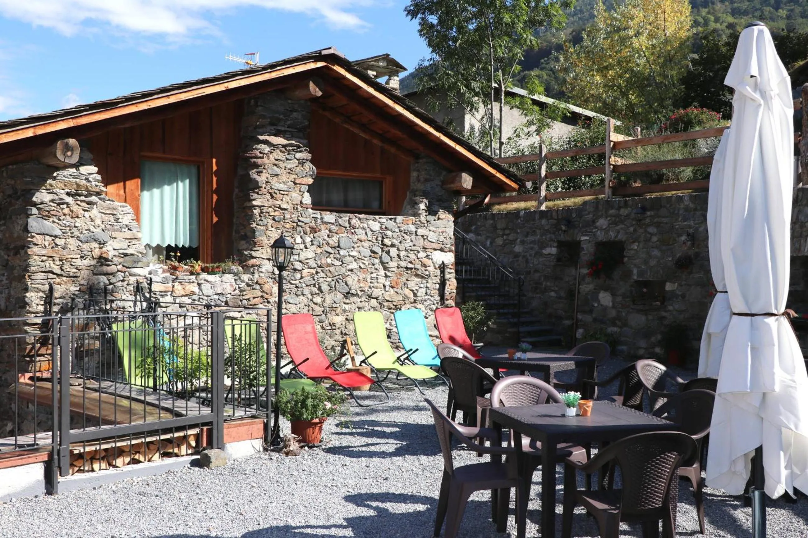 Garden in Ostello del Castello Tirano