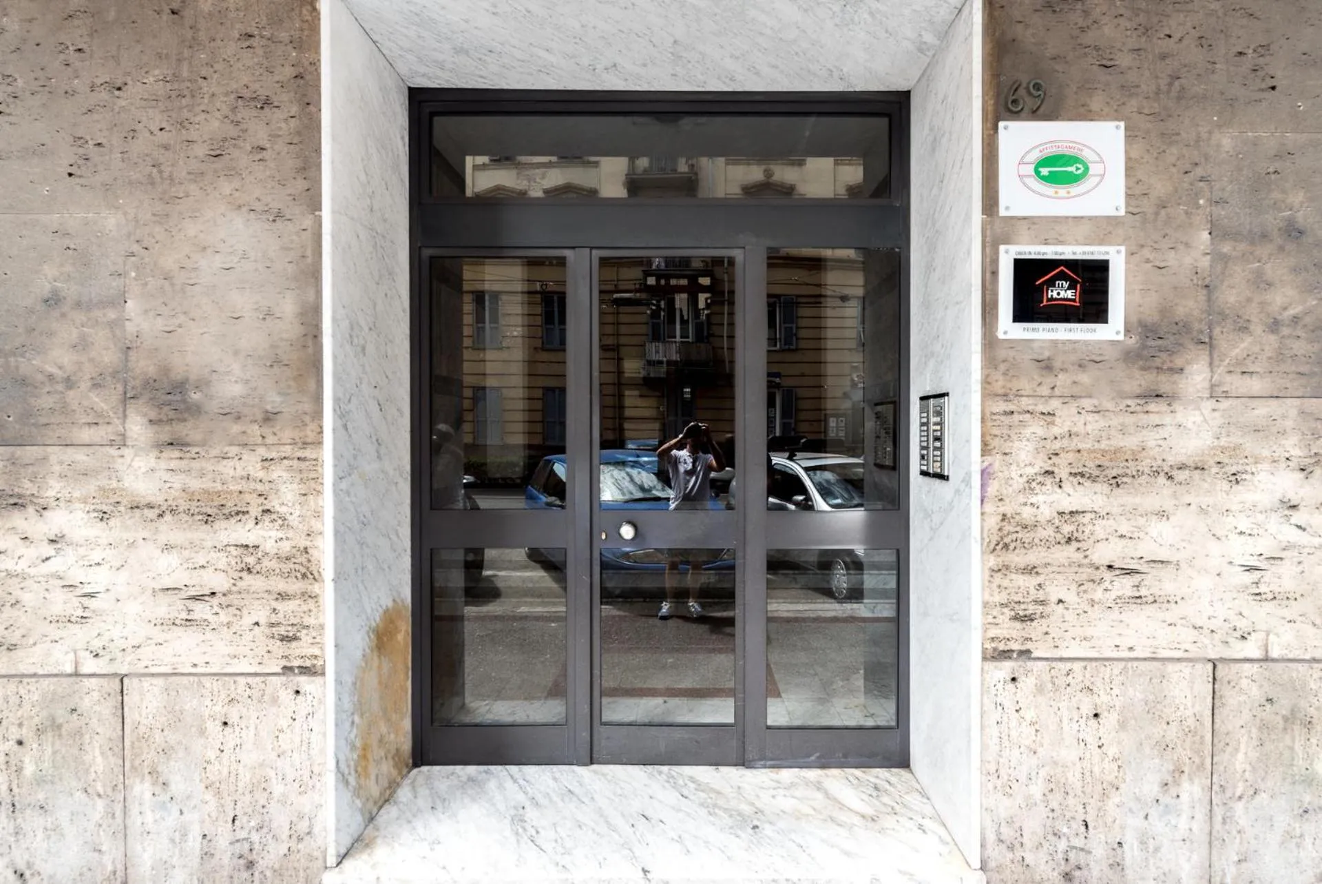 Facade/entrance in Affittacamere My Home