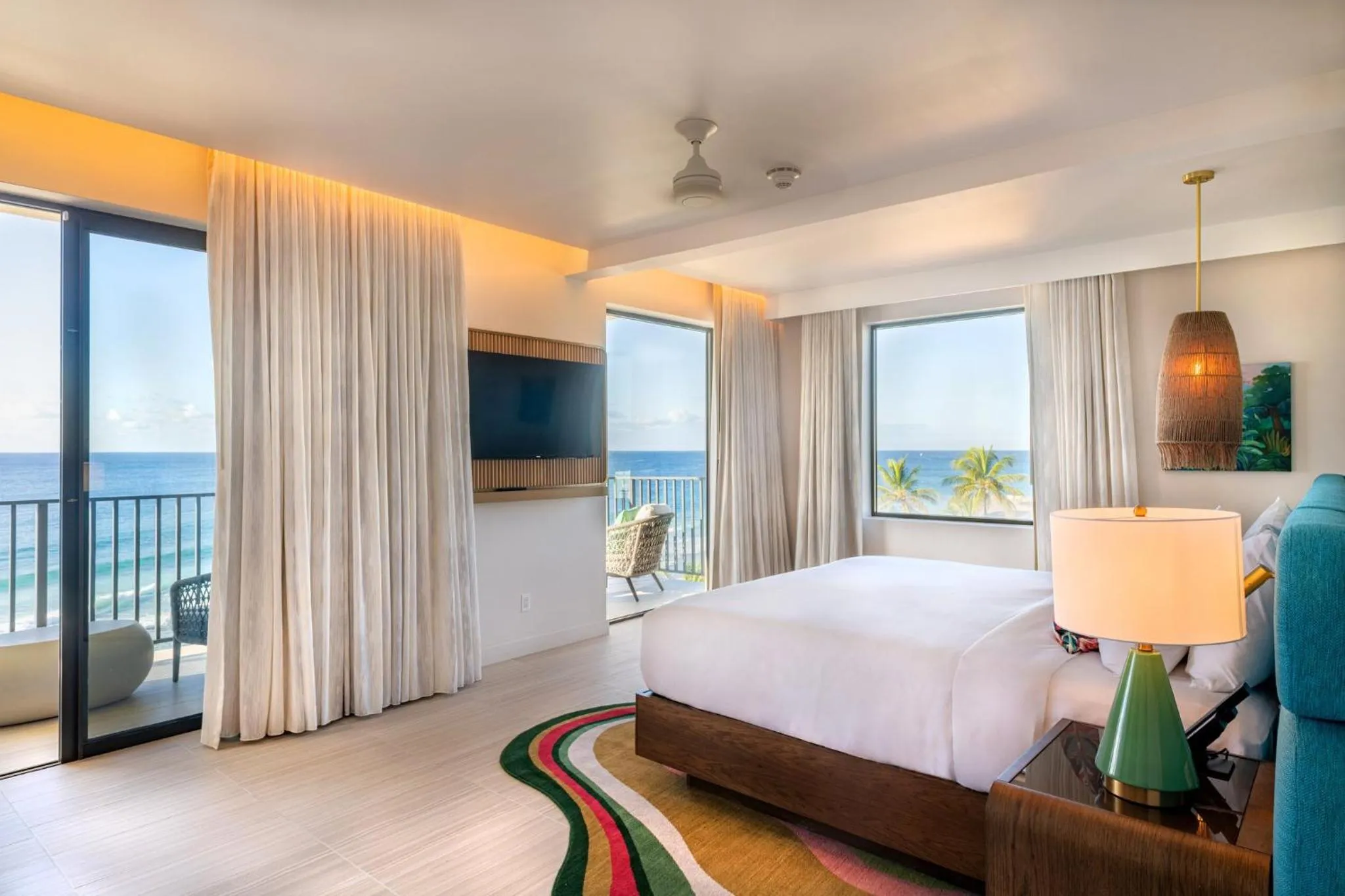 Photo of the whole room, Bed in Hotel Indigo Bridgetown Barbados by IHG