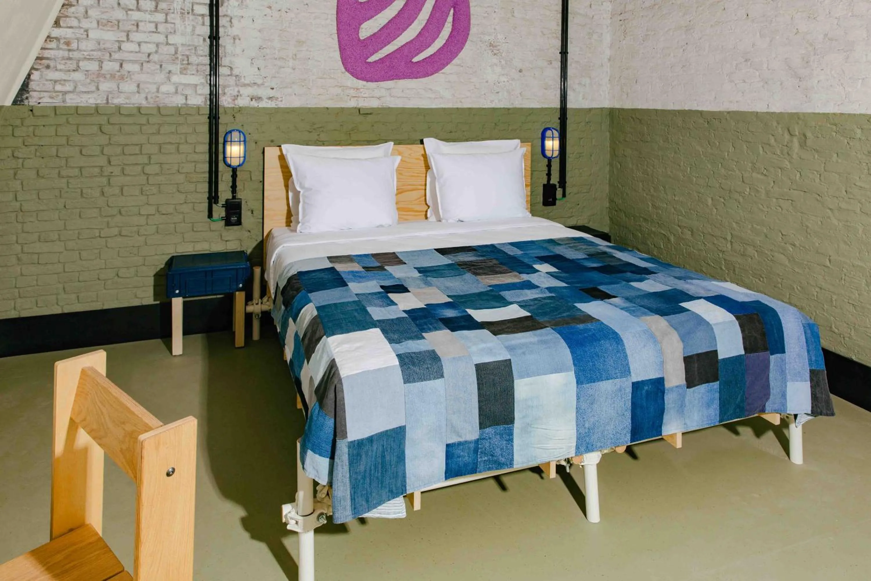 Bedroom, Bed in JAM Ghent