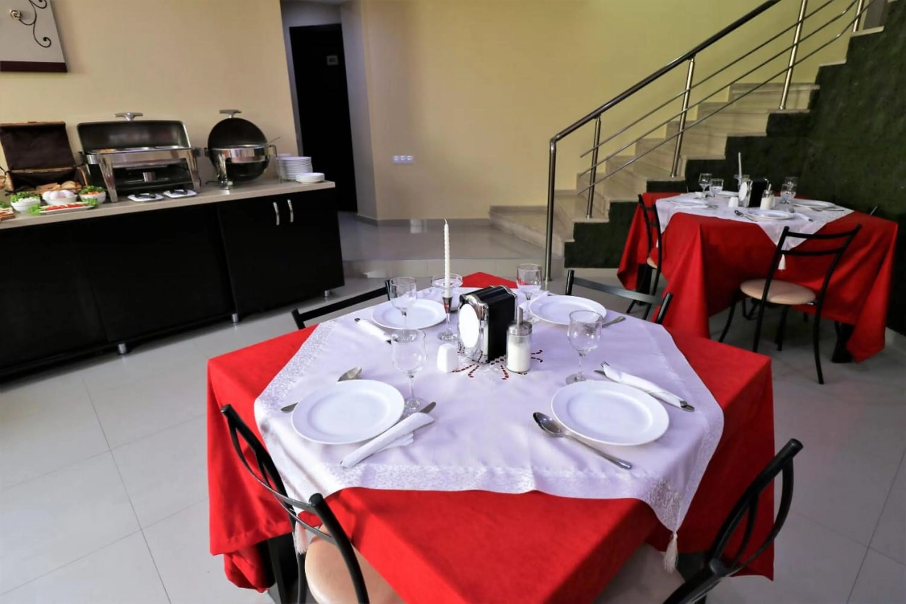 Dining area in East Gate Boutique Hotel