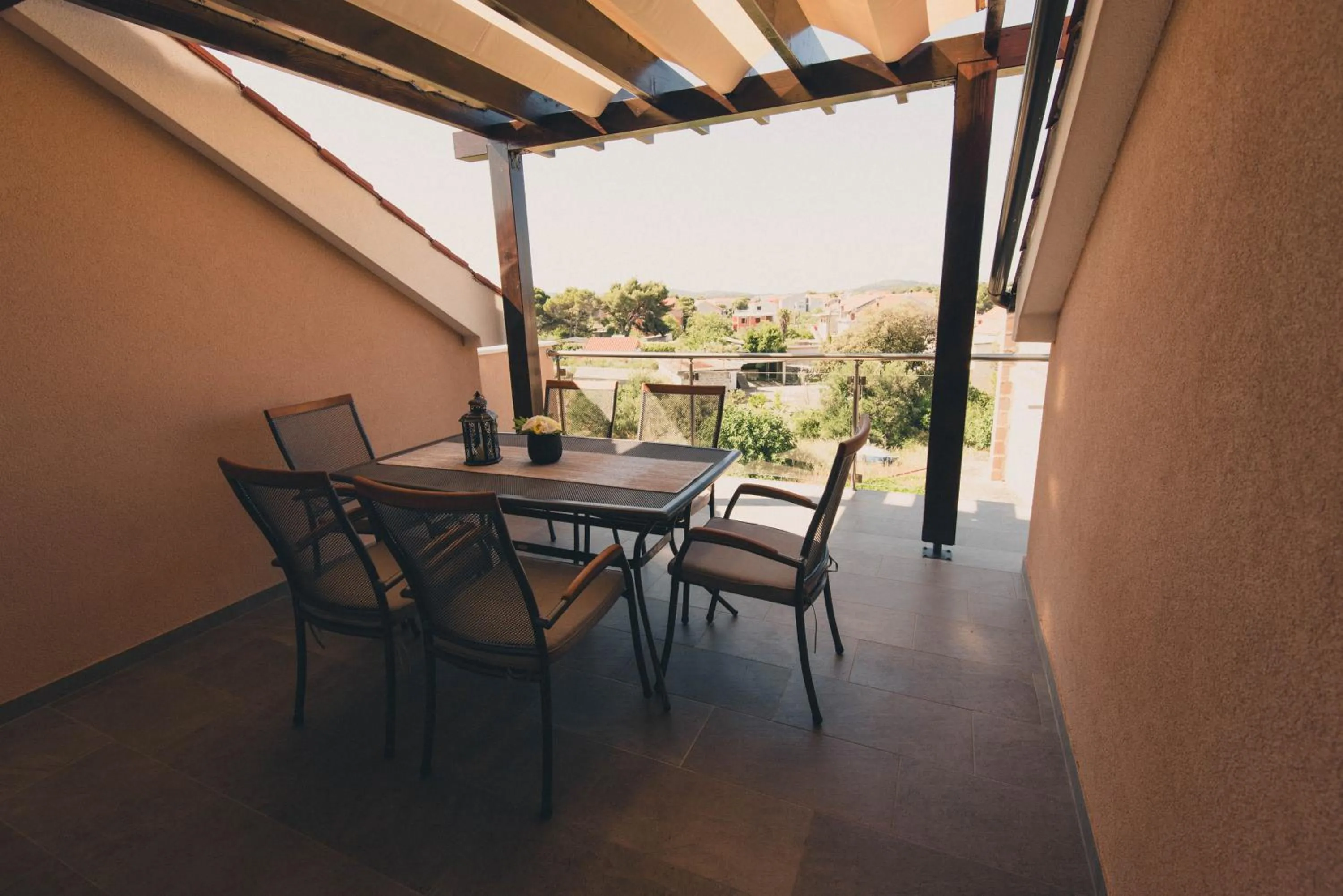 Balcony/Terrace in Apartments Sunny Garden