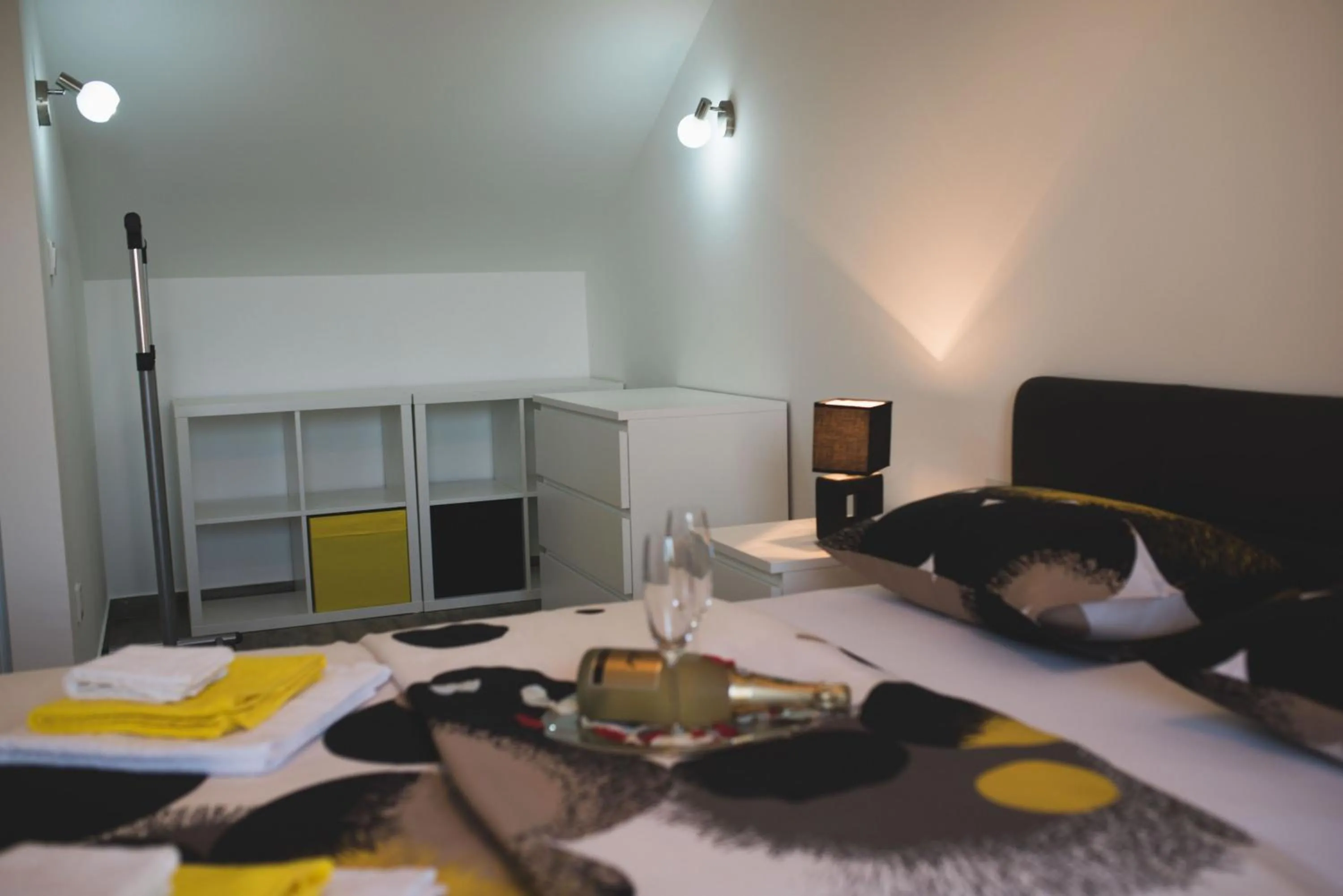 Bedroom in Apartments Sunny Garden