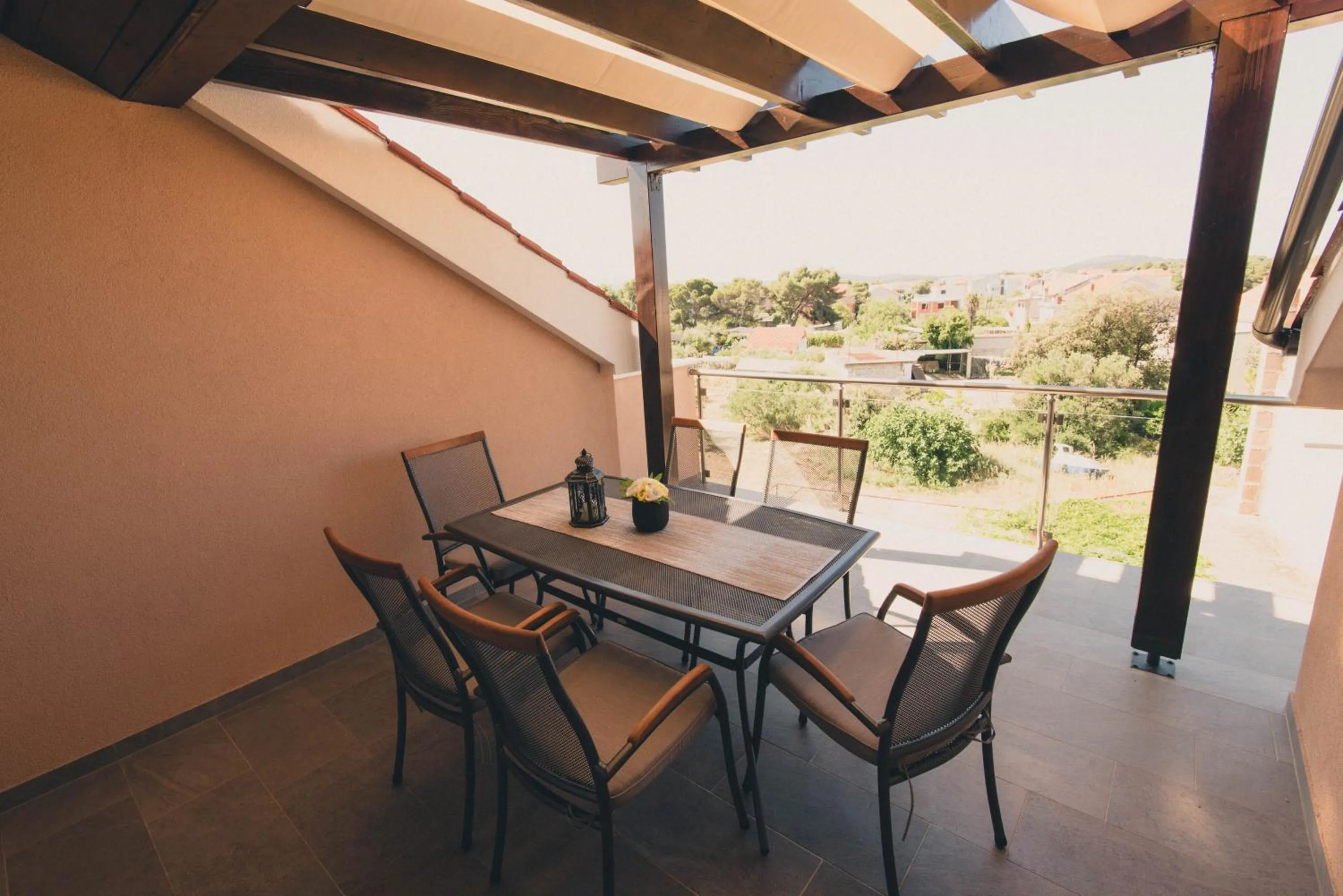 Balcony/Terrace in Apartments Sunny Garden