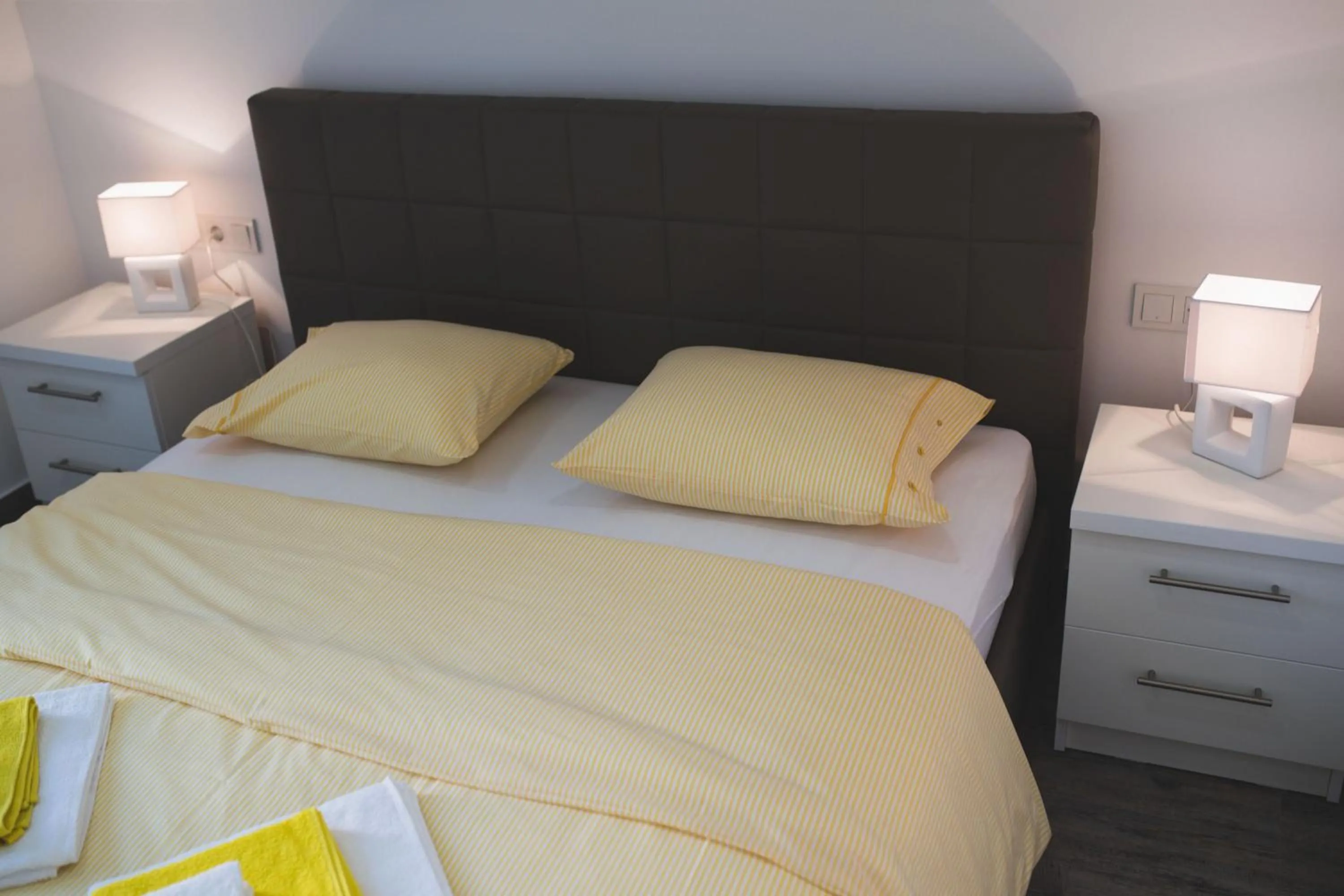 Bedroom, Bed in Apartments Sunny Garden