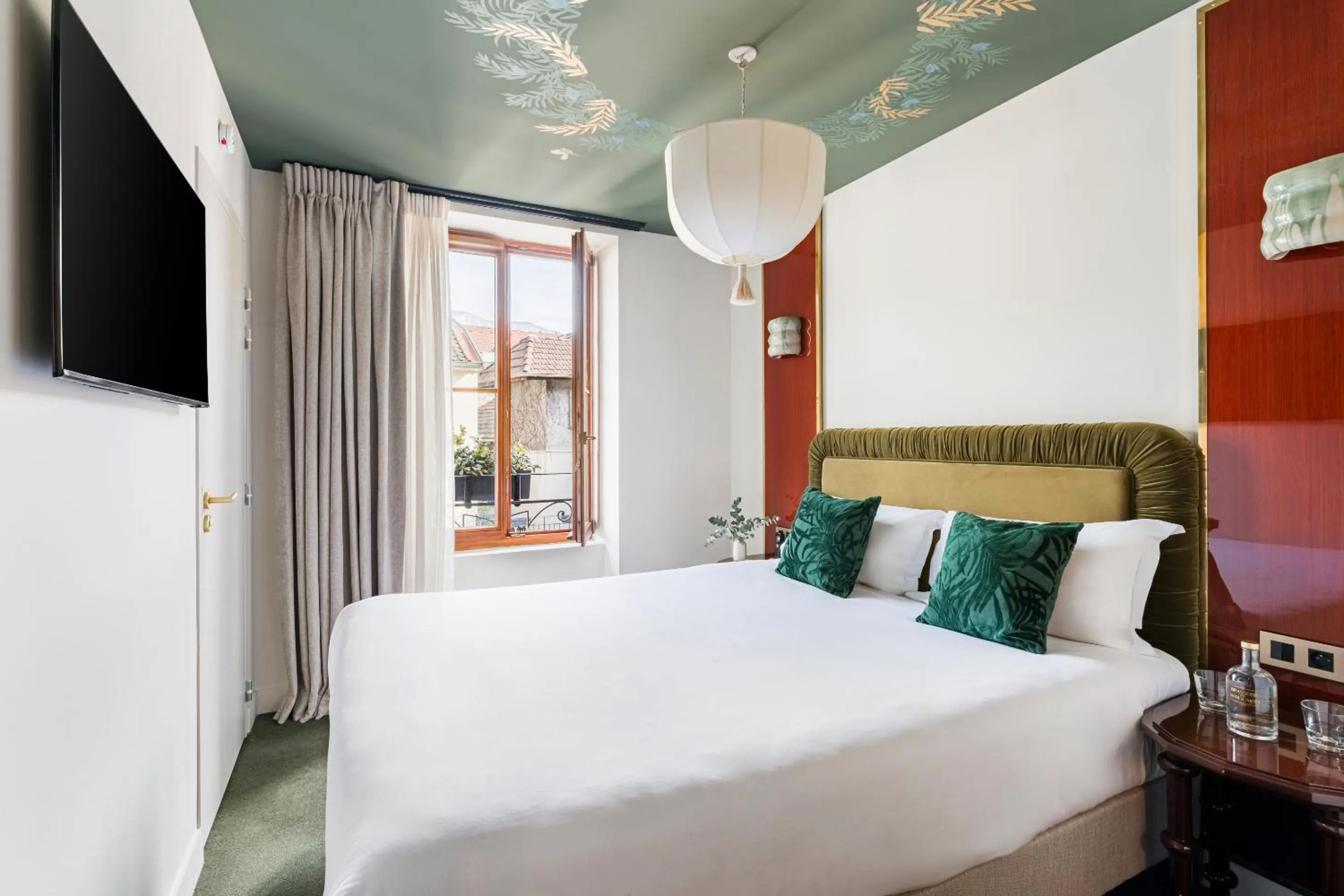 Bedroom, Bed in Hôtel La Cour du 6