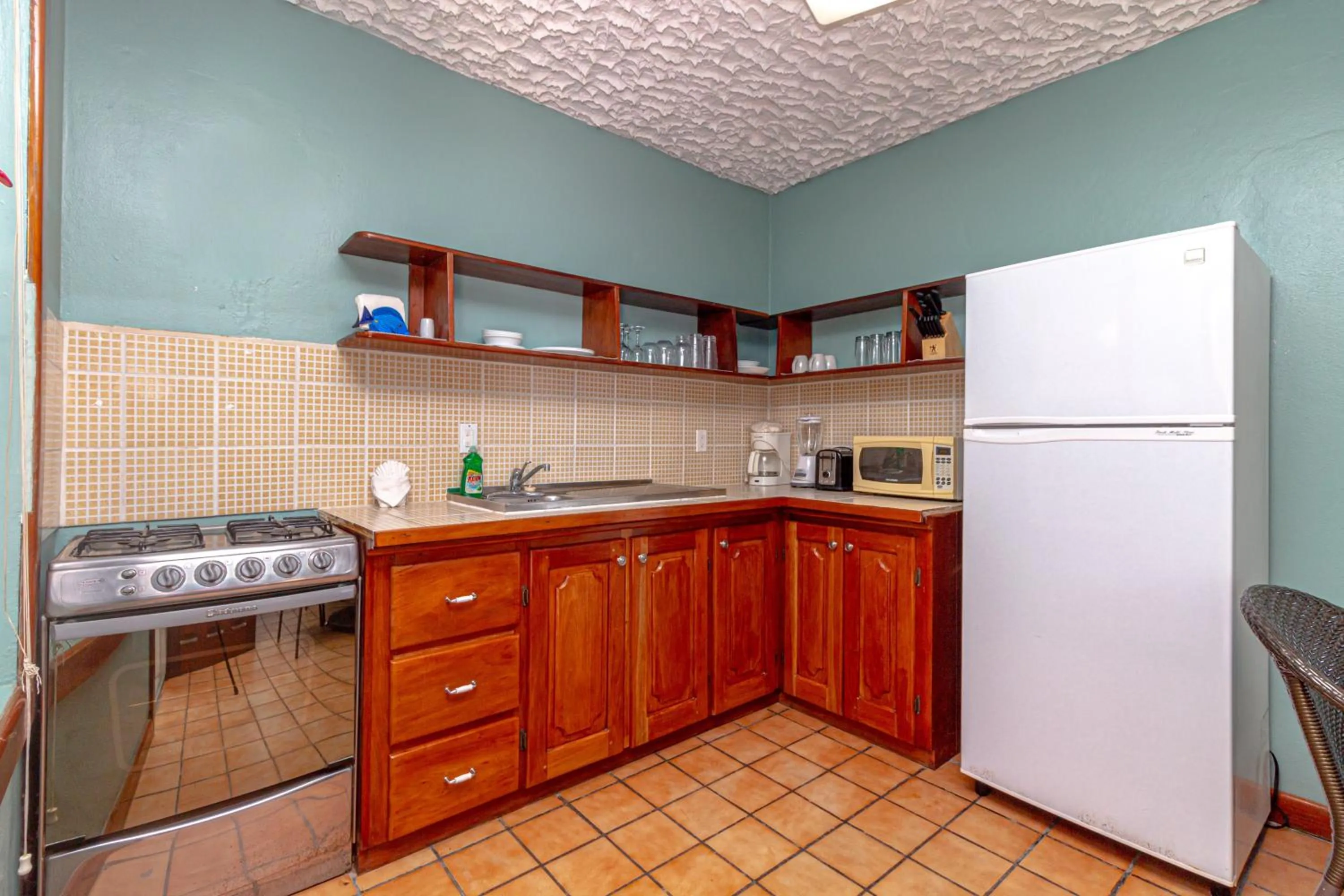 Kitchen or kitchenette in Blue Tang Inn