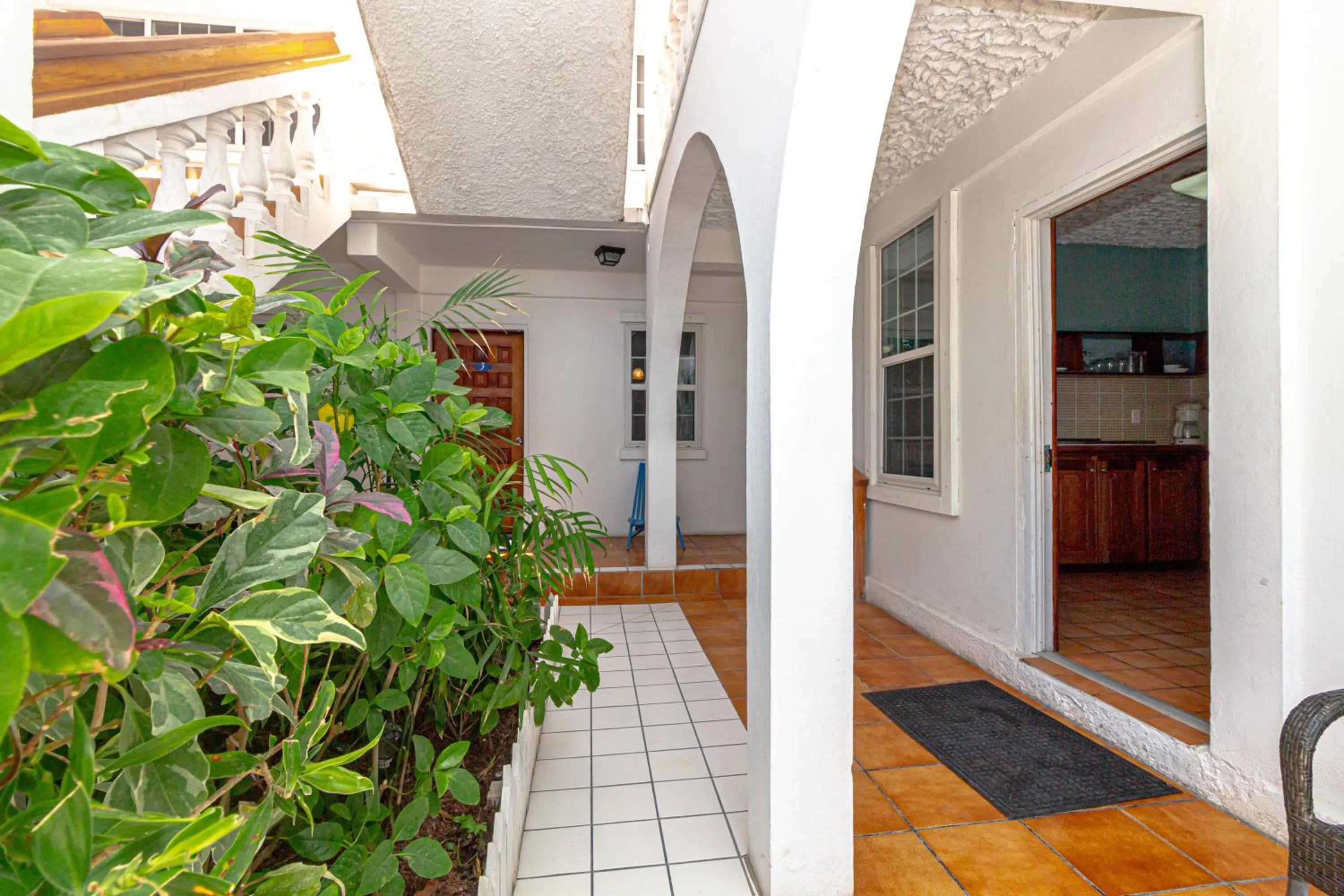 Garden view in Blue Tang Inn