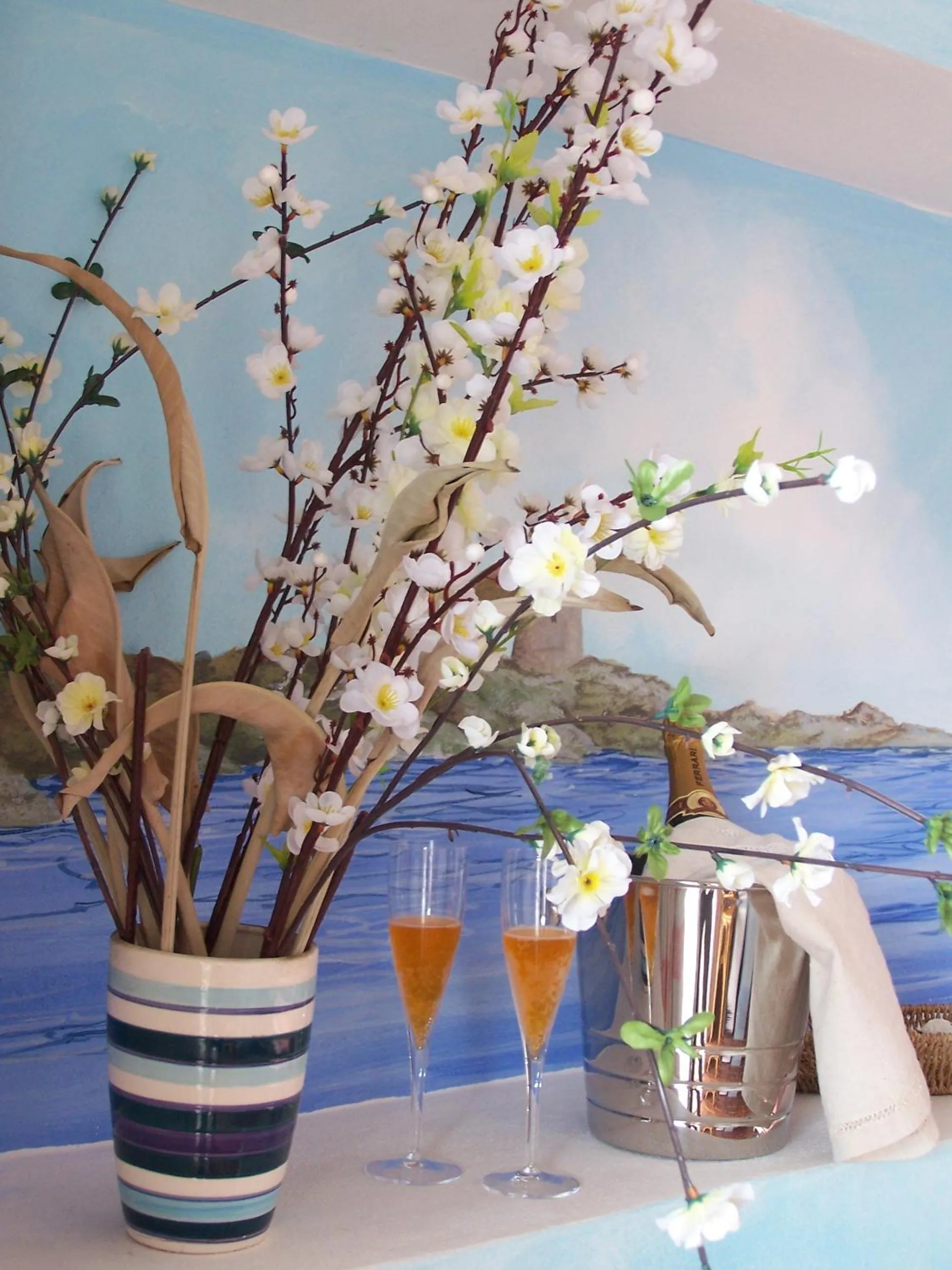 Decorative detail in Hotel Club Ragno D'oro