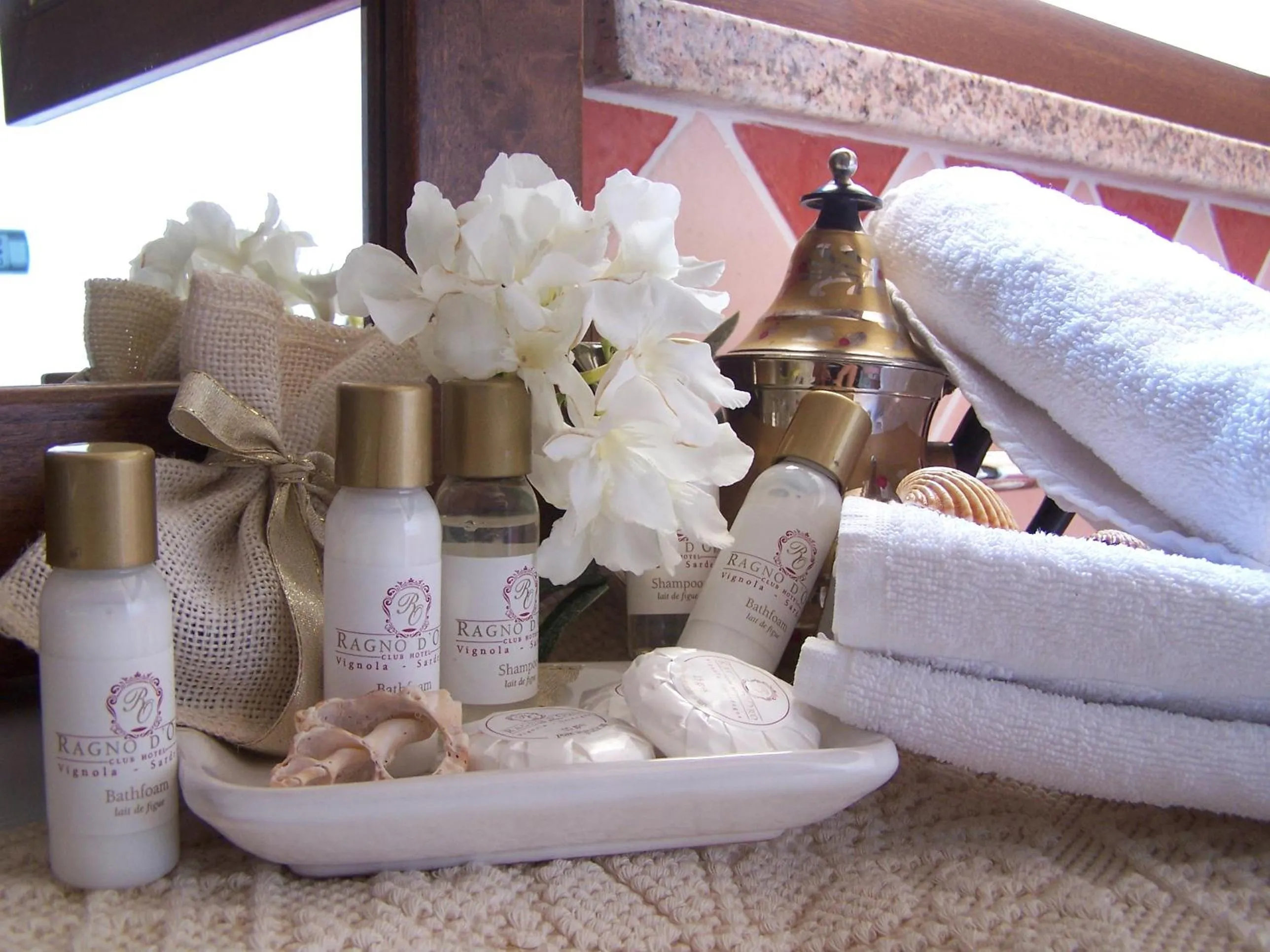 Decorative detail in Hotel Club Ragno D'oro