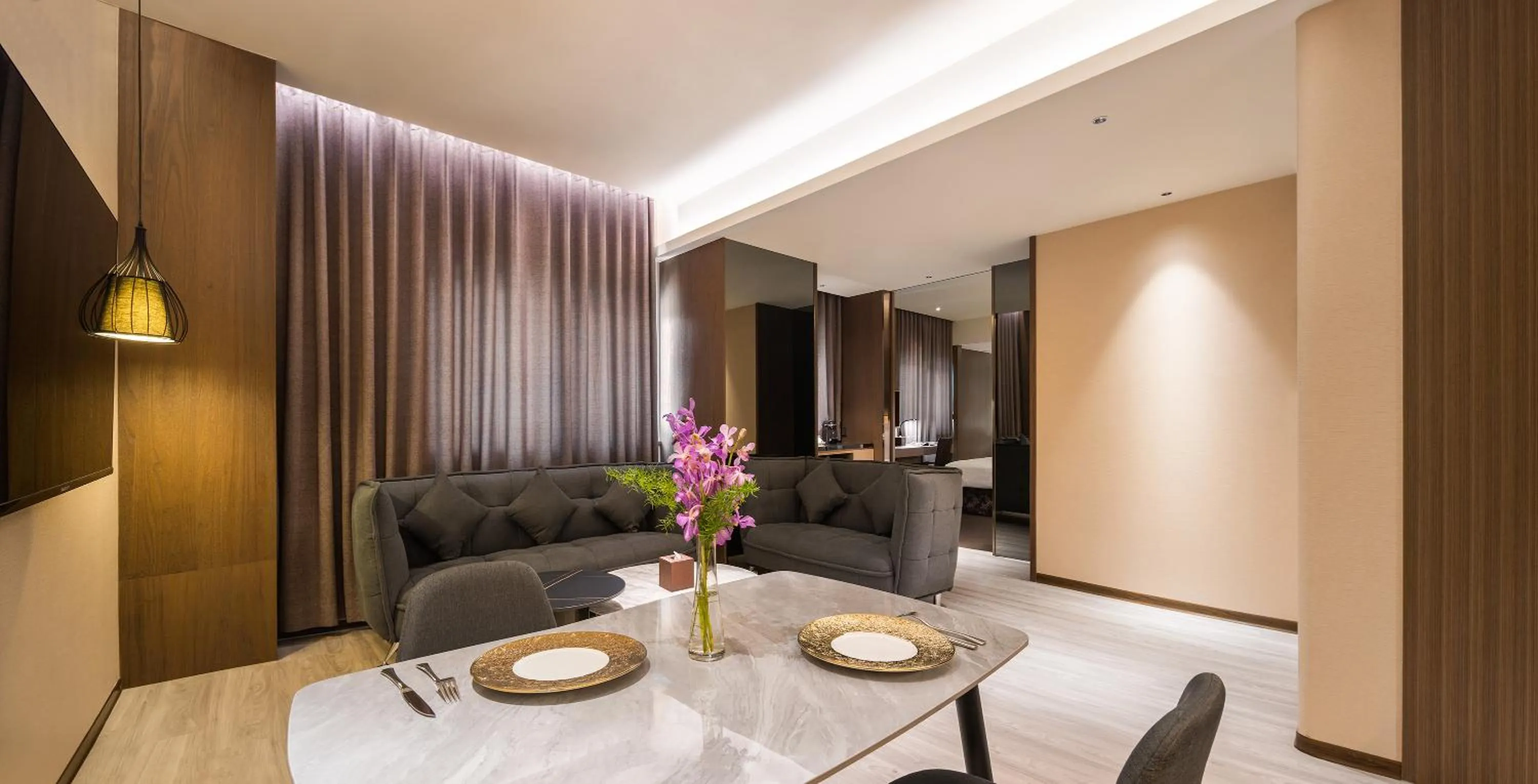 Seating area in Hotel Intrendy