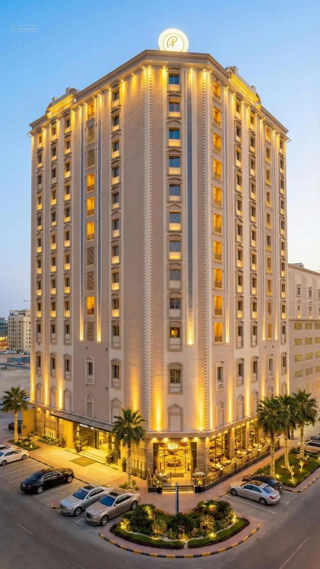 Property building in Ramee Rose Hotel