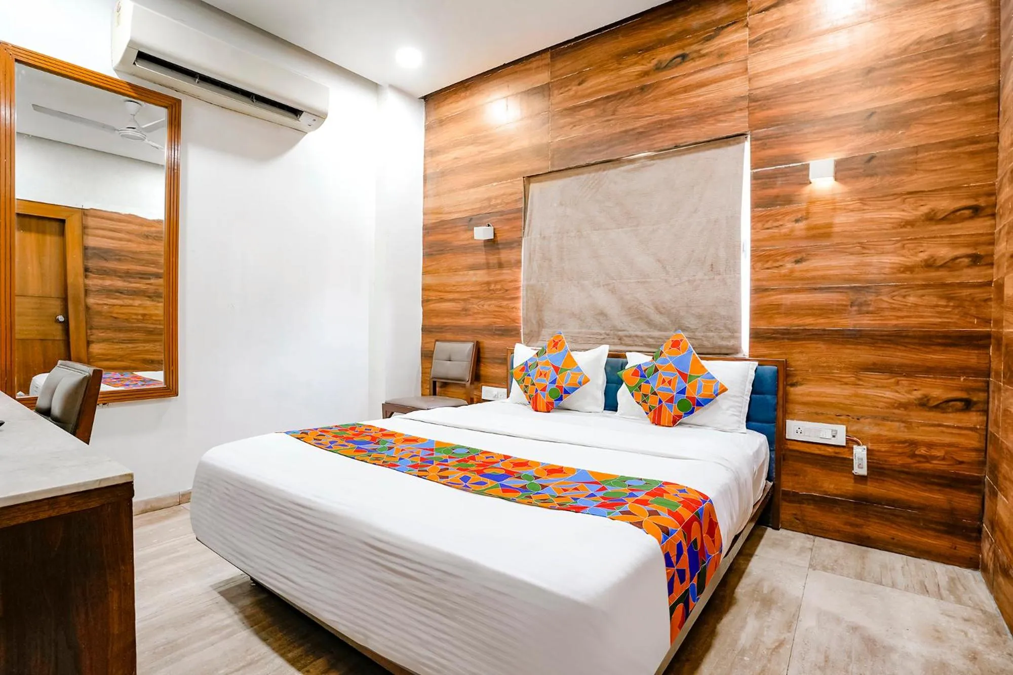 Bed in FabHotel Kyra - Near Airport Road