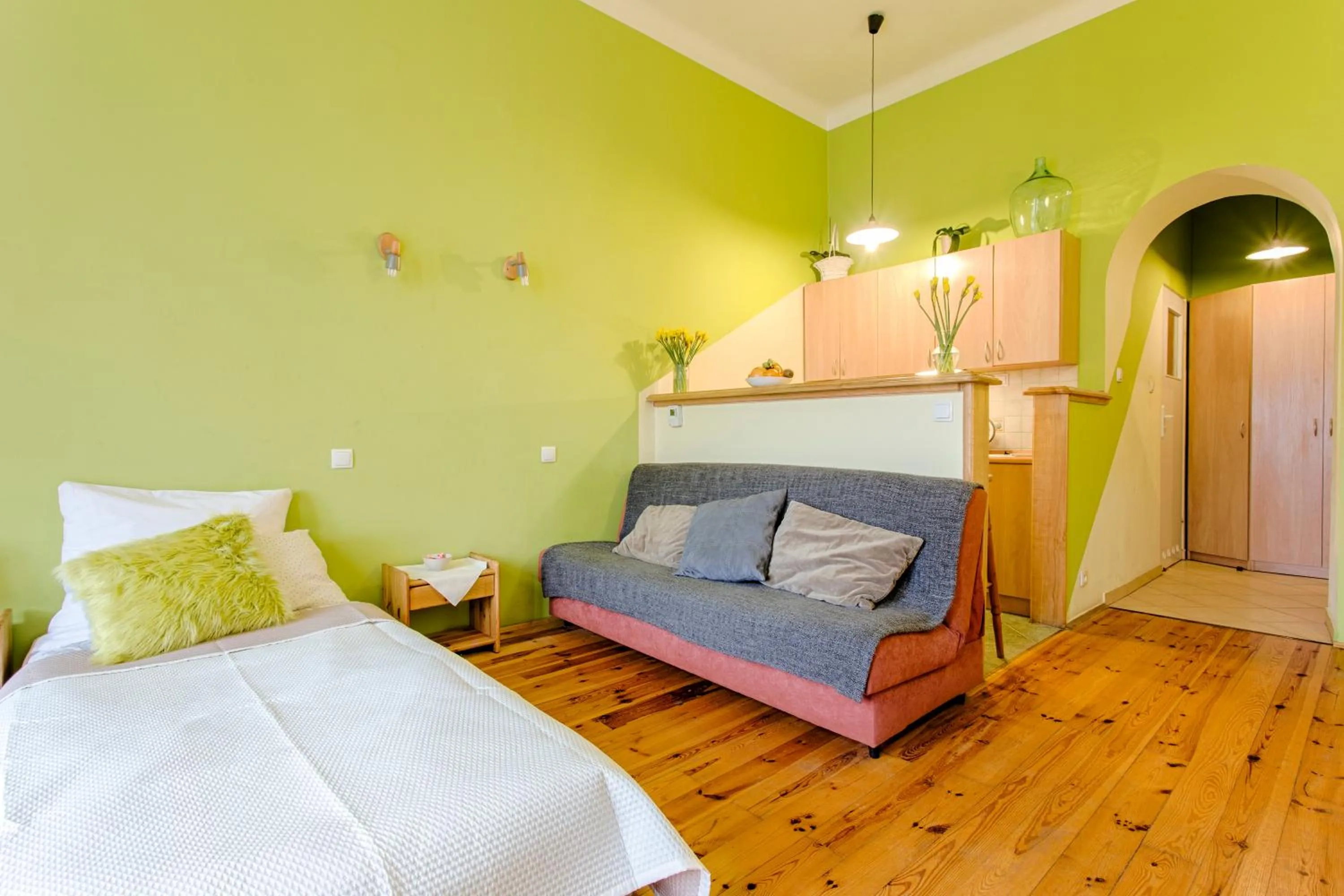 Bed in Krakow Townhouse