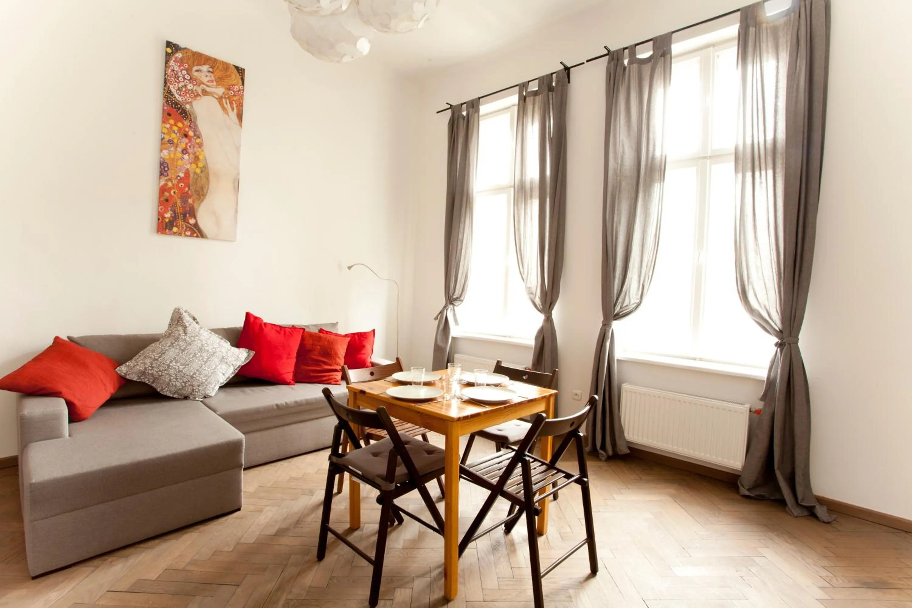 Bed in Krakow Townhouse