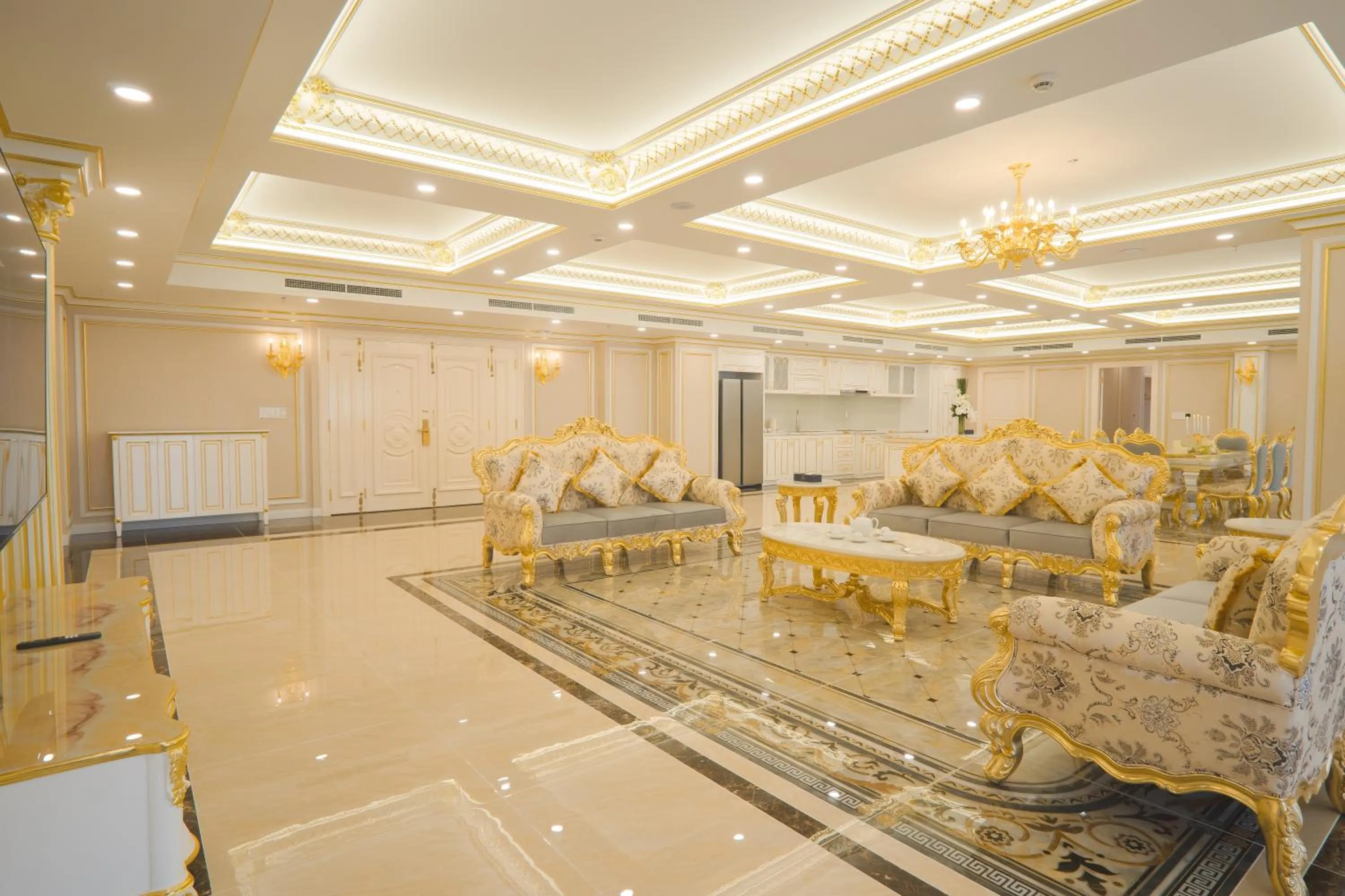 Living room in LaChateau