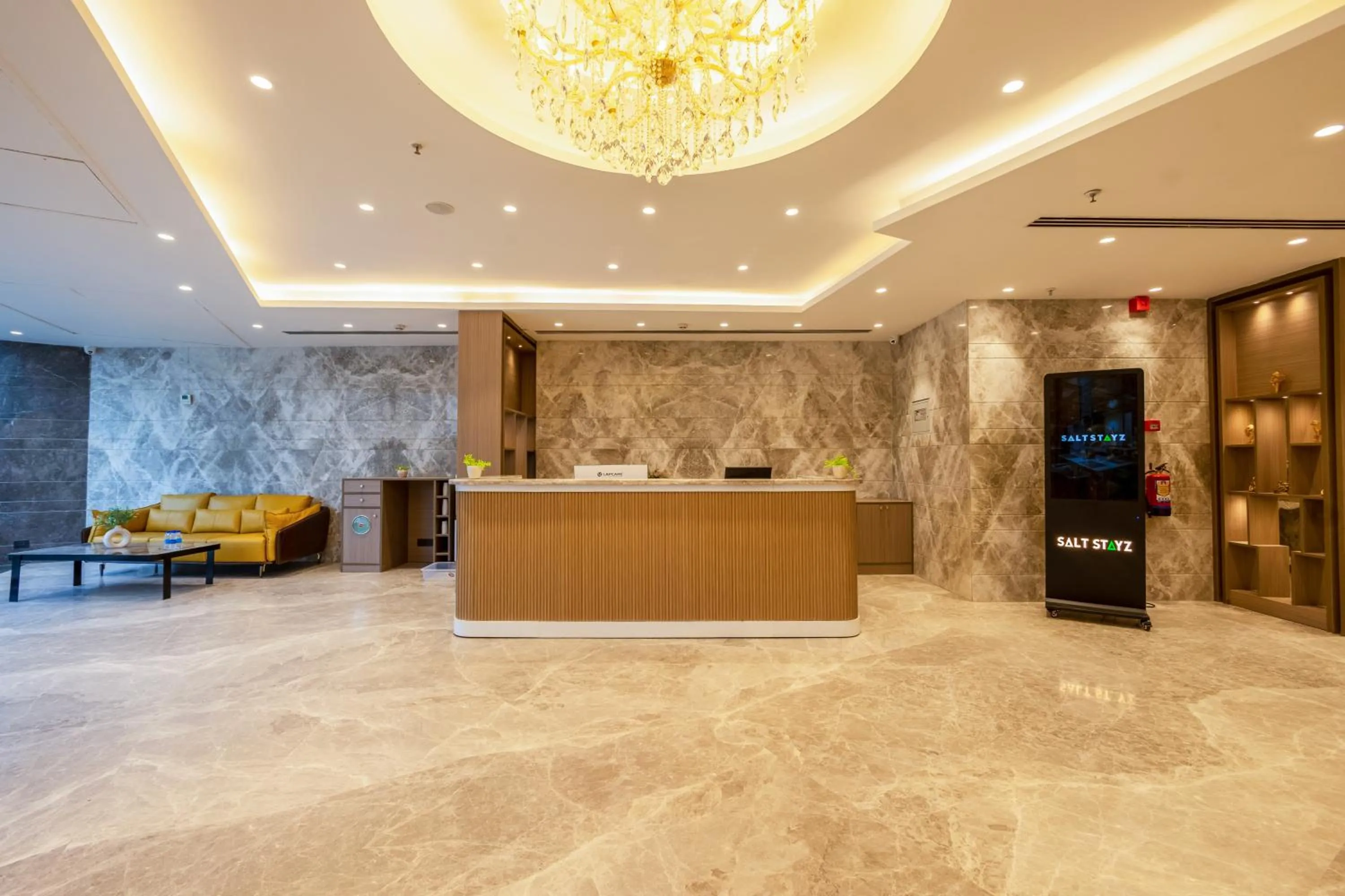 Lobby or reception in Saltstayz Premier - Manesar & Sector 86