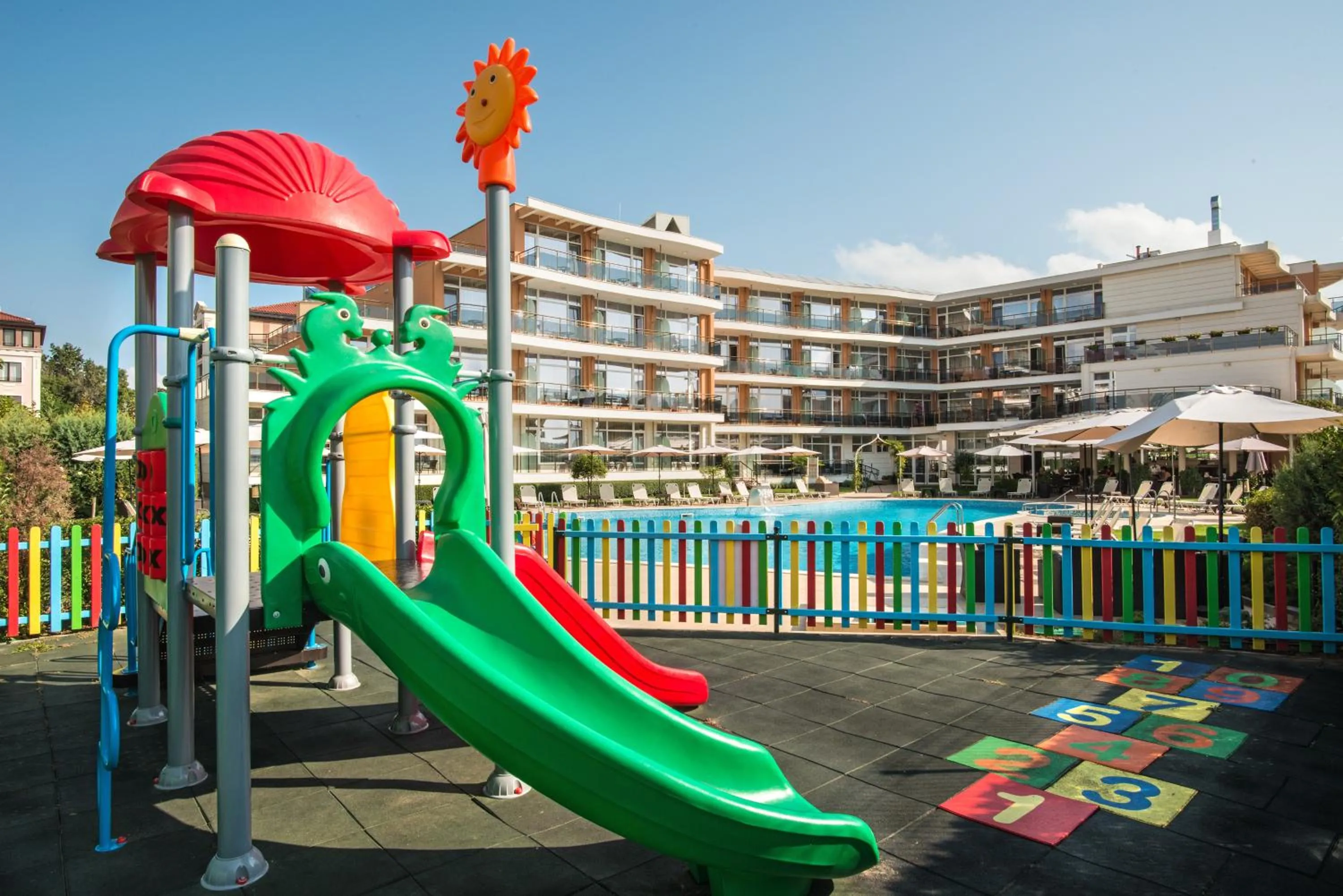 Children play ground in Hotel Miramar Sozopol